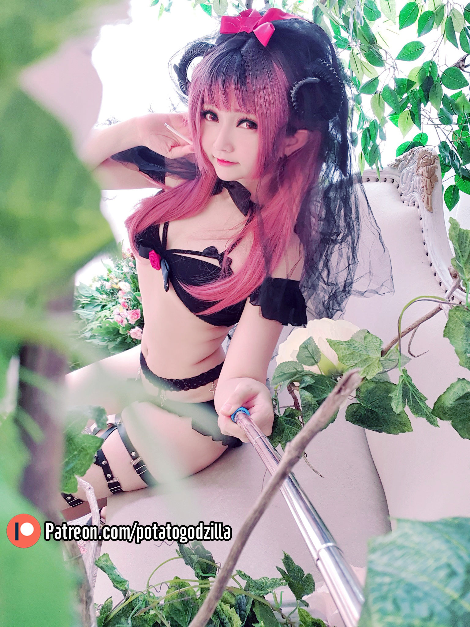 Coser小姐姐Potato Godzilla - Lil Devil Bride  第50张