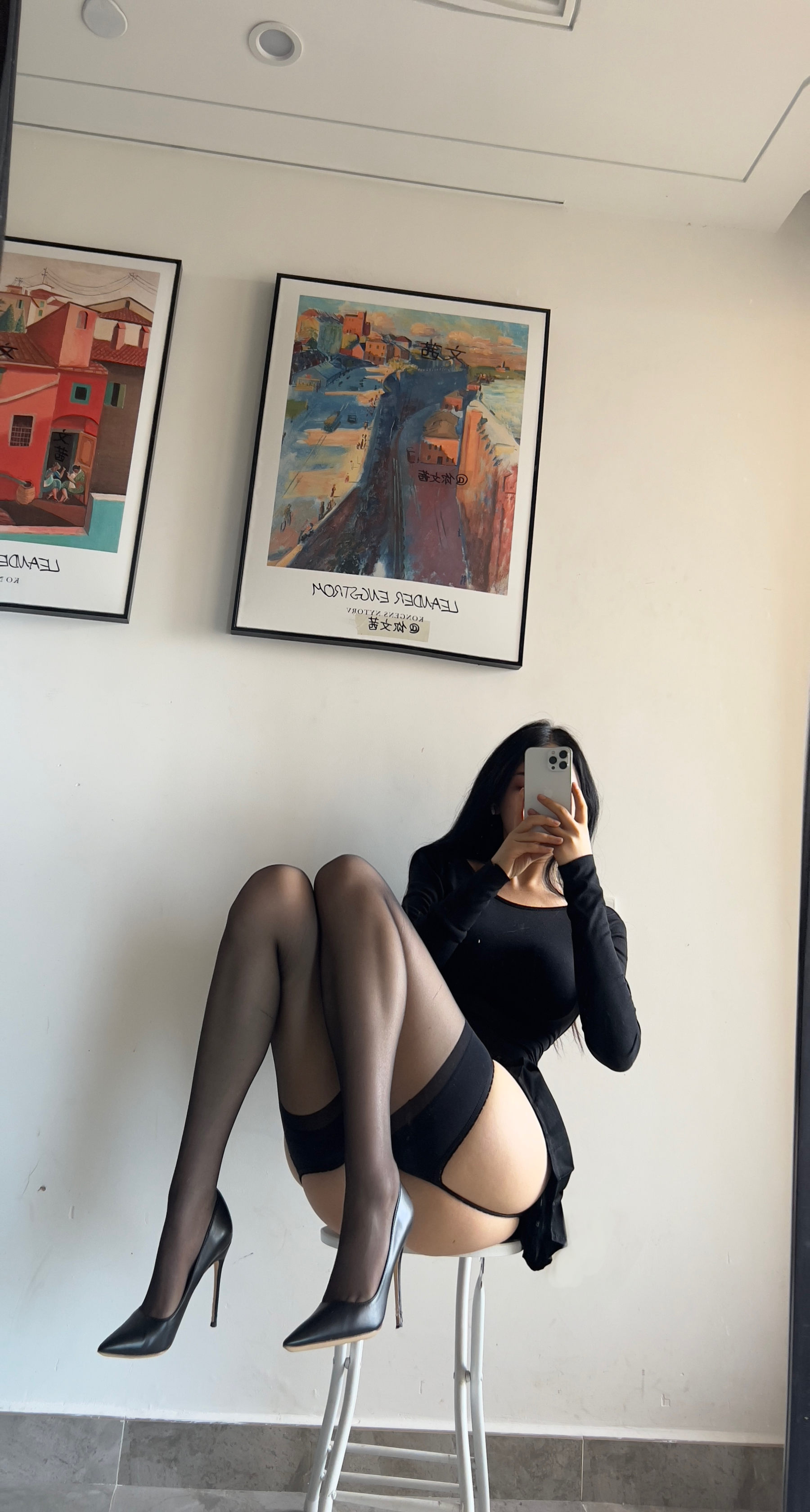 Cool文茜 - 吊带黑色  第2张