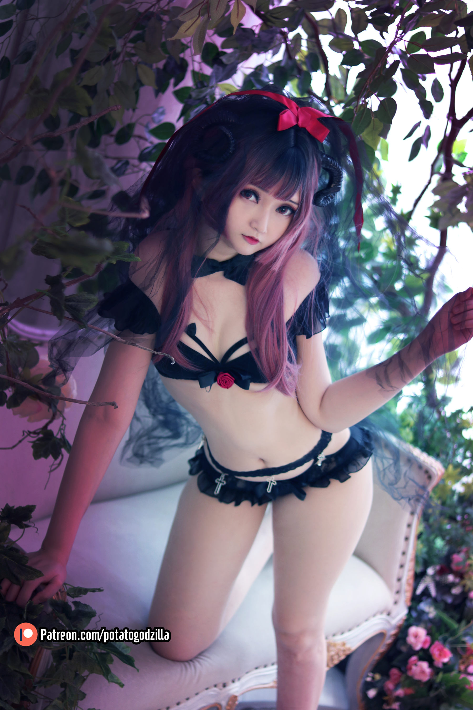Coser小姐姐Potato Godzilla - Lil Devil Bride  第20张