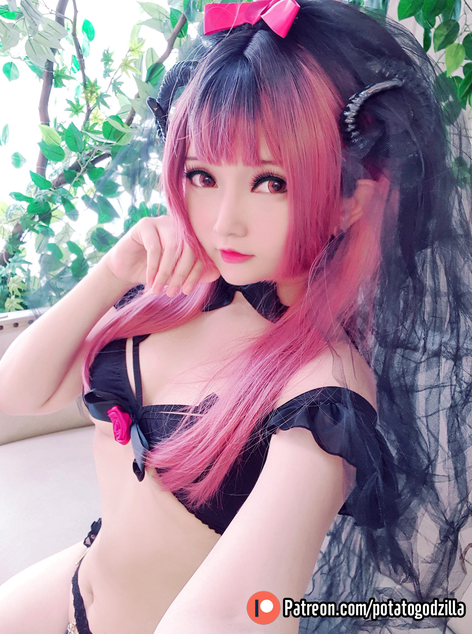 Coser小姐姐Potato Godzilla - Lil Devil Bride  第46张