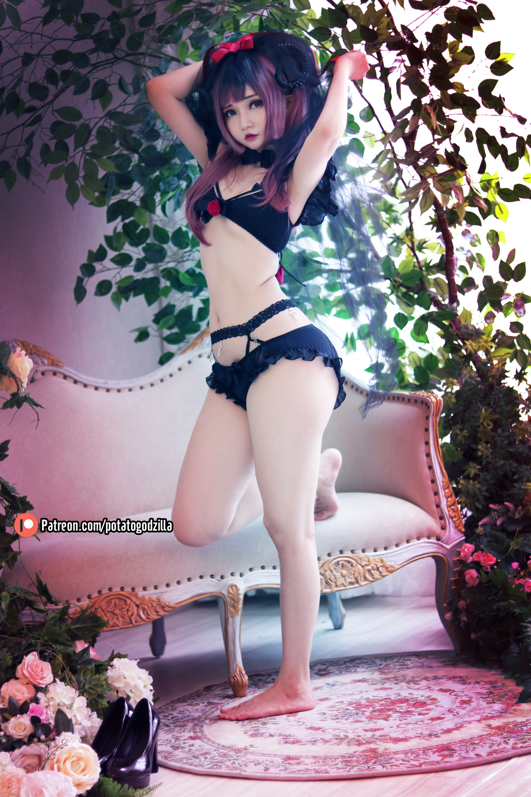 Coser小姐姐Potato Godzilla - Lil Devil Bride  第18张