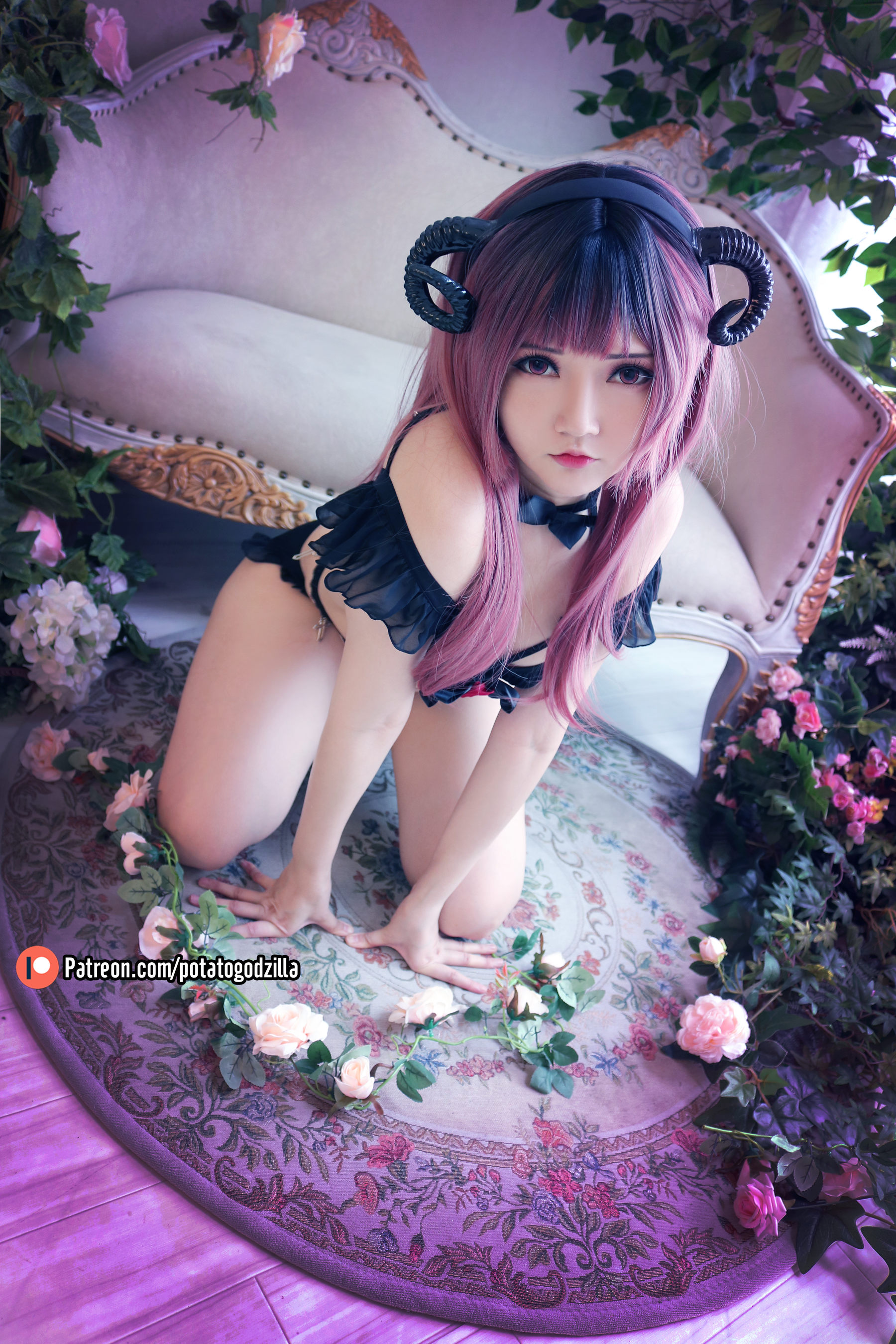 Coser小姐姐Potato Godzilla - Lil Devil Bride  第32张