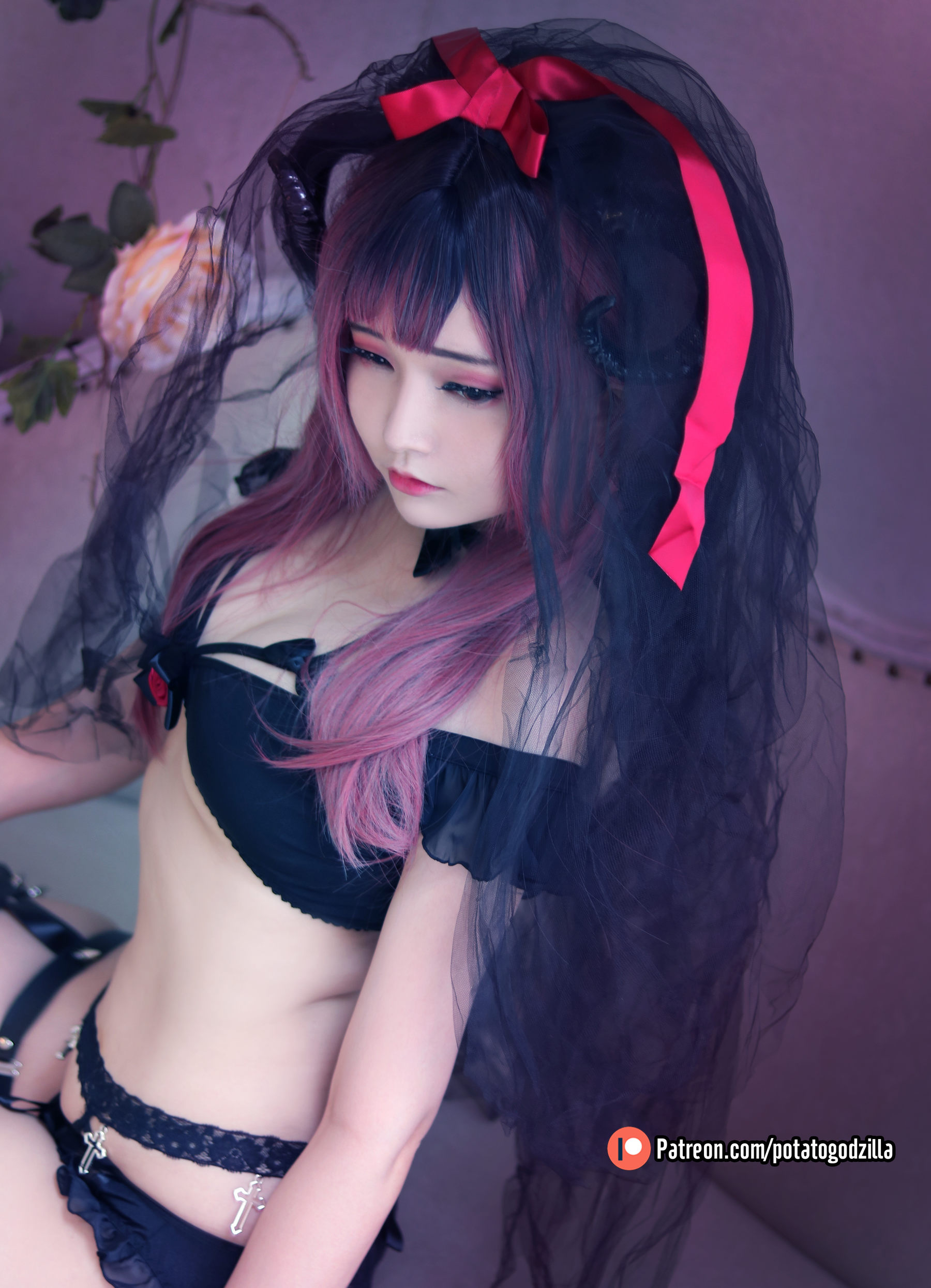 Coser小姐姐Potato Godzilla - Lil Devil Bride  第11张