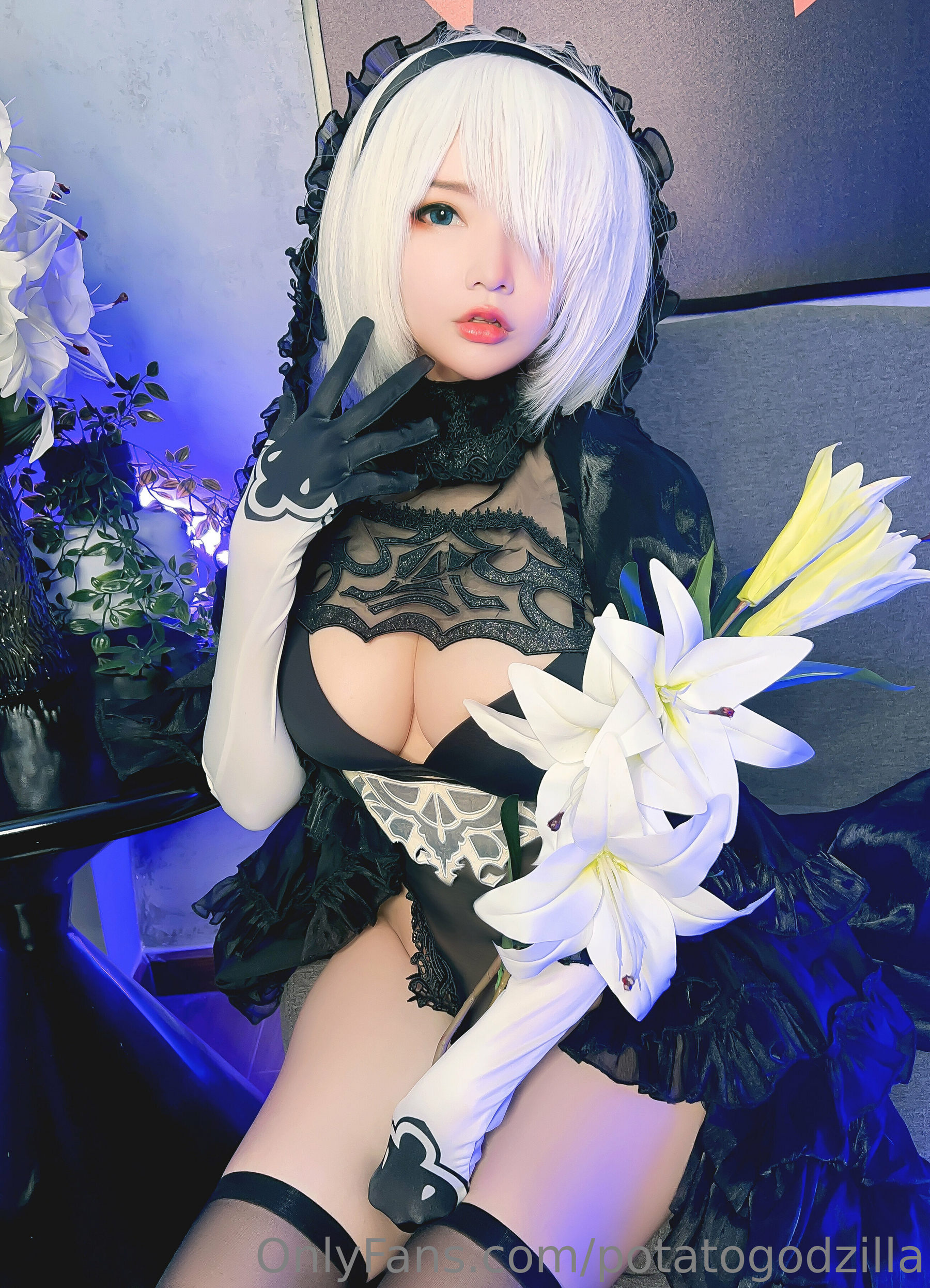 Coser小姐姐Potato Godzilla - 2B Bride  第11张