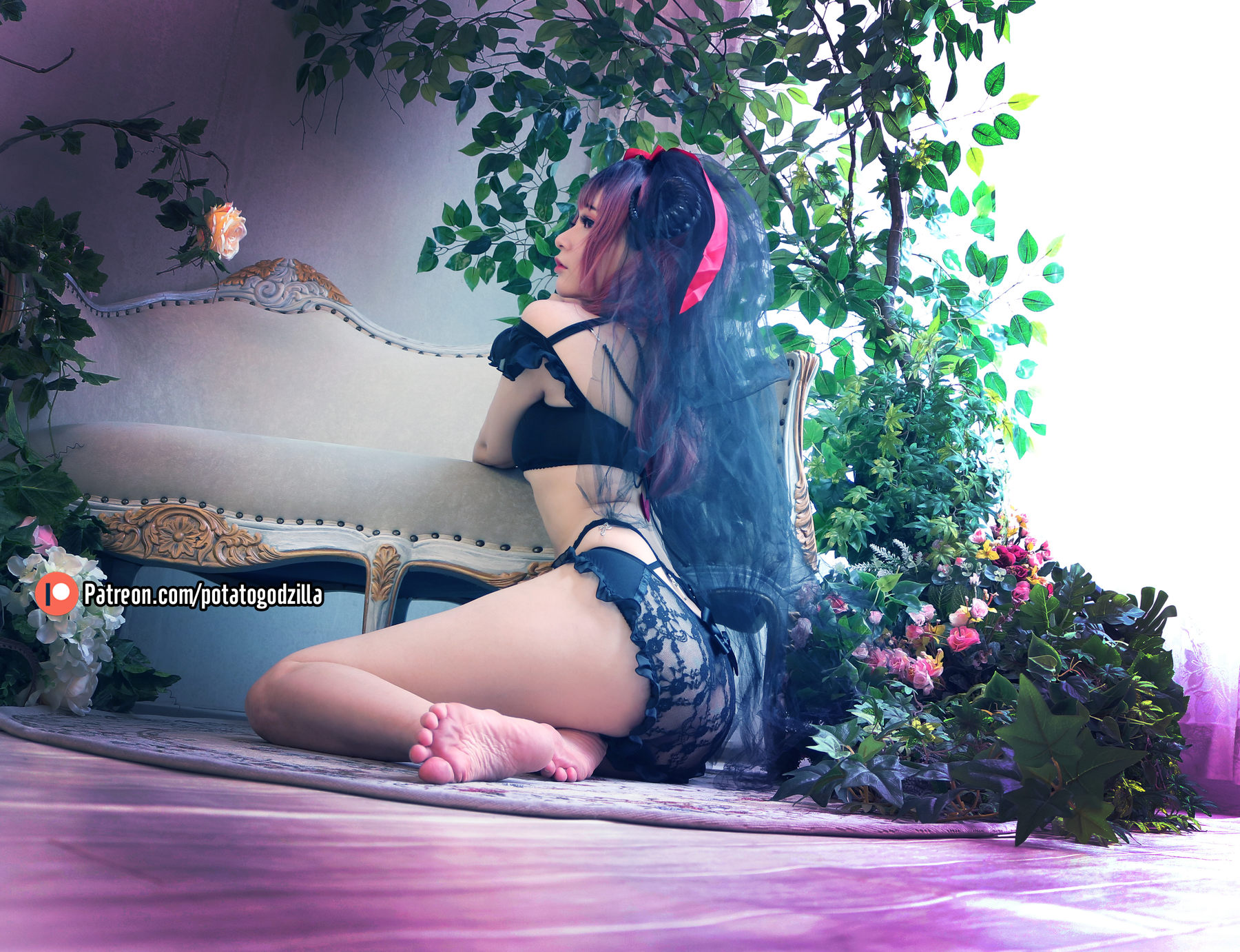 Coser小姐姐Potato Godzilla - Lil Devil Bride  第24张