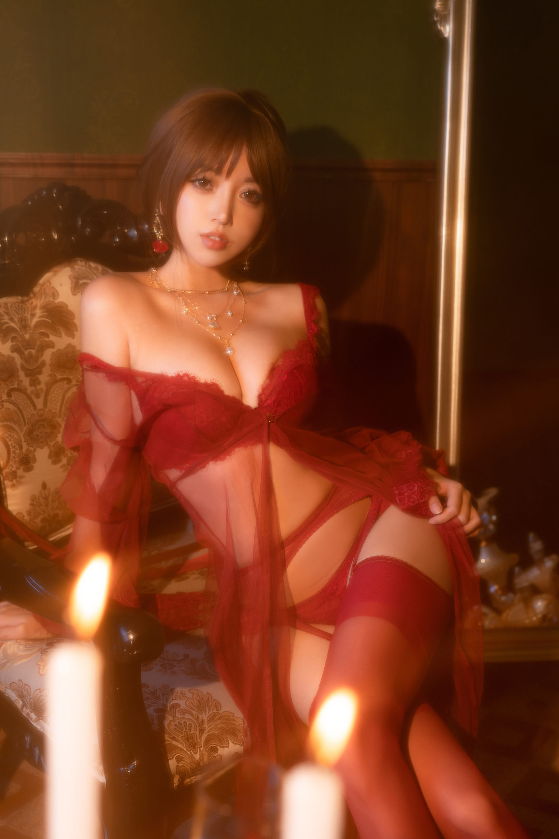斗鱼米线线sama写真 - 温柔小妈  第28张