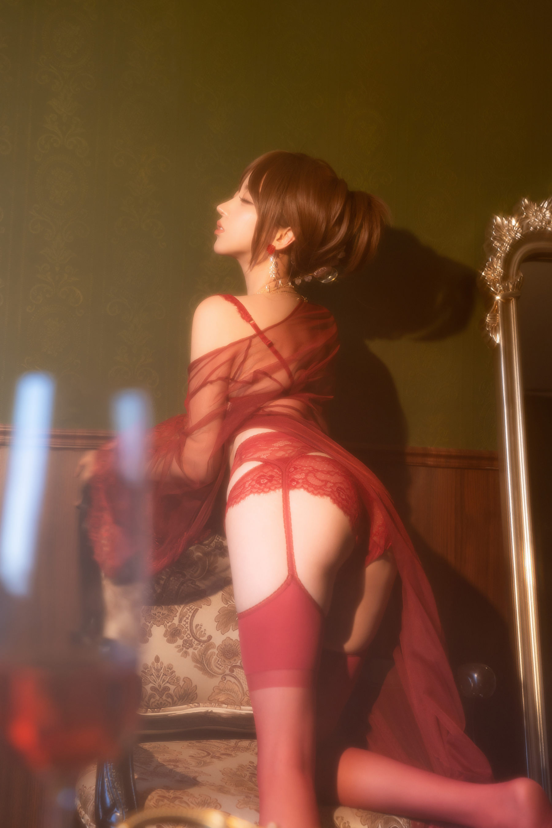 斗鱼米线线sama写真 - 温柔小妈  第49张
