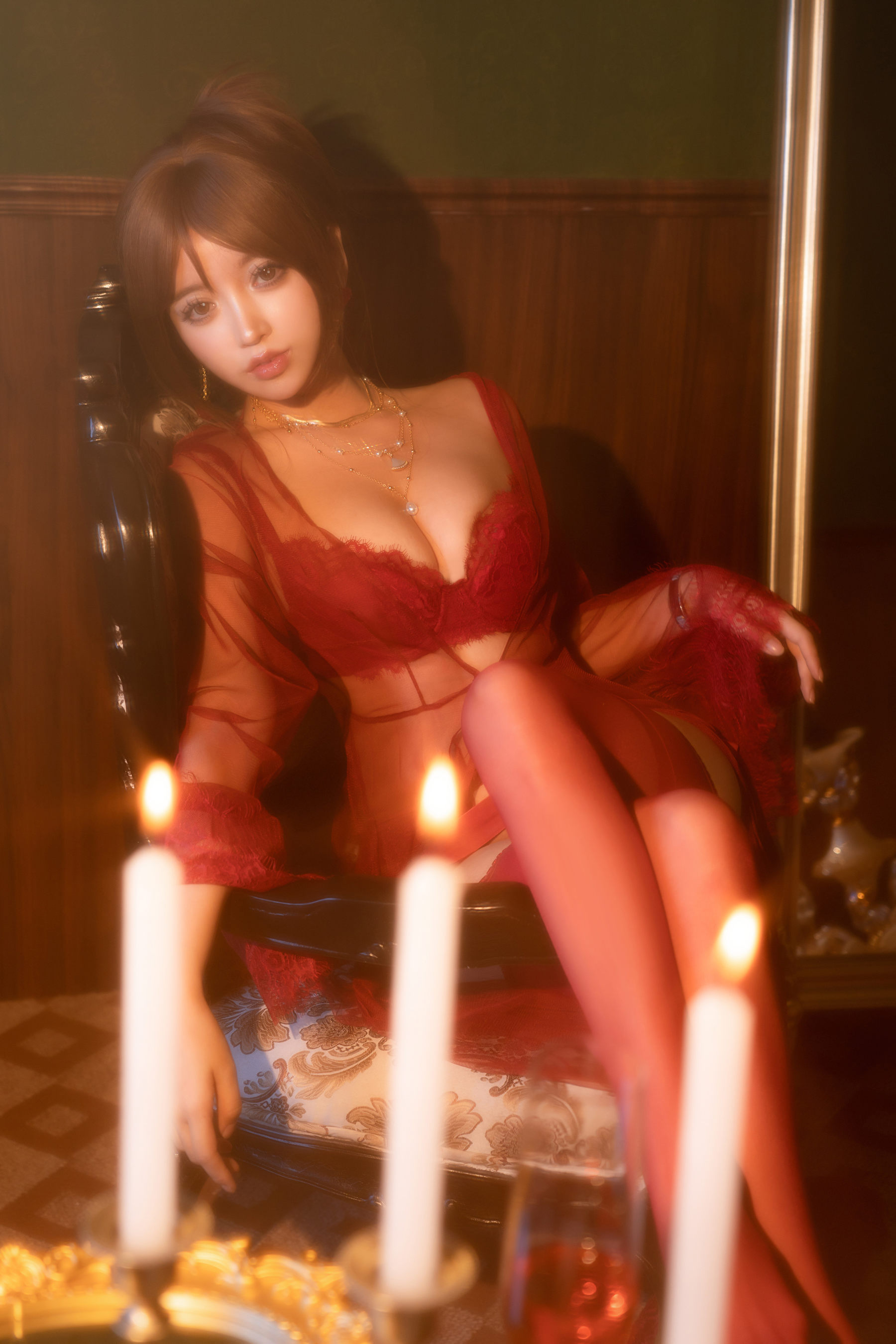 斗鱼米线线sama写真 - 温柔小妈  第25张