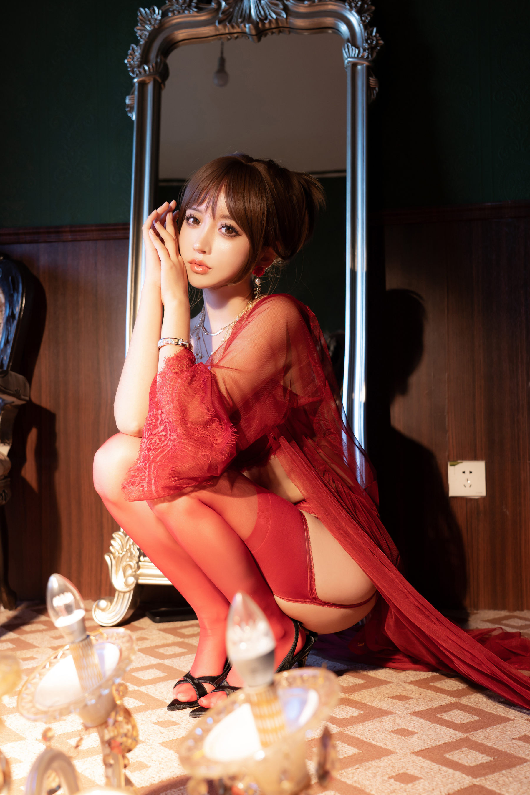 斗鱼米线线sama写真 - 温柔小妈  第21张