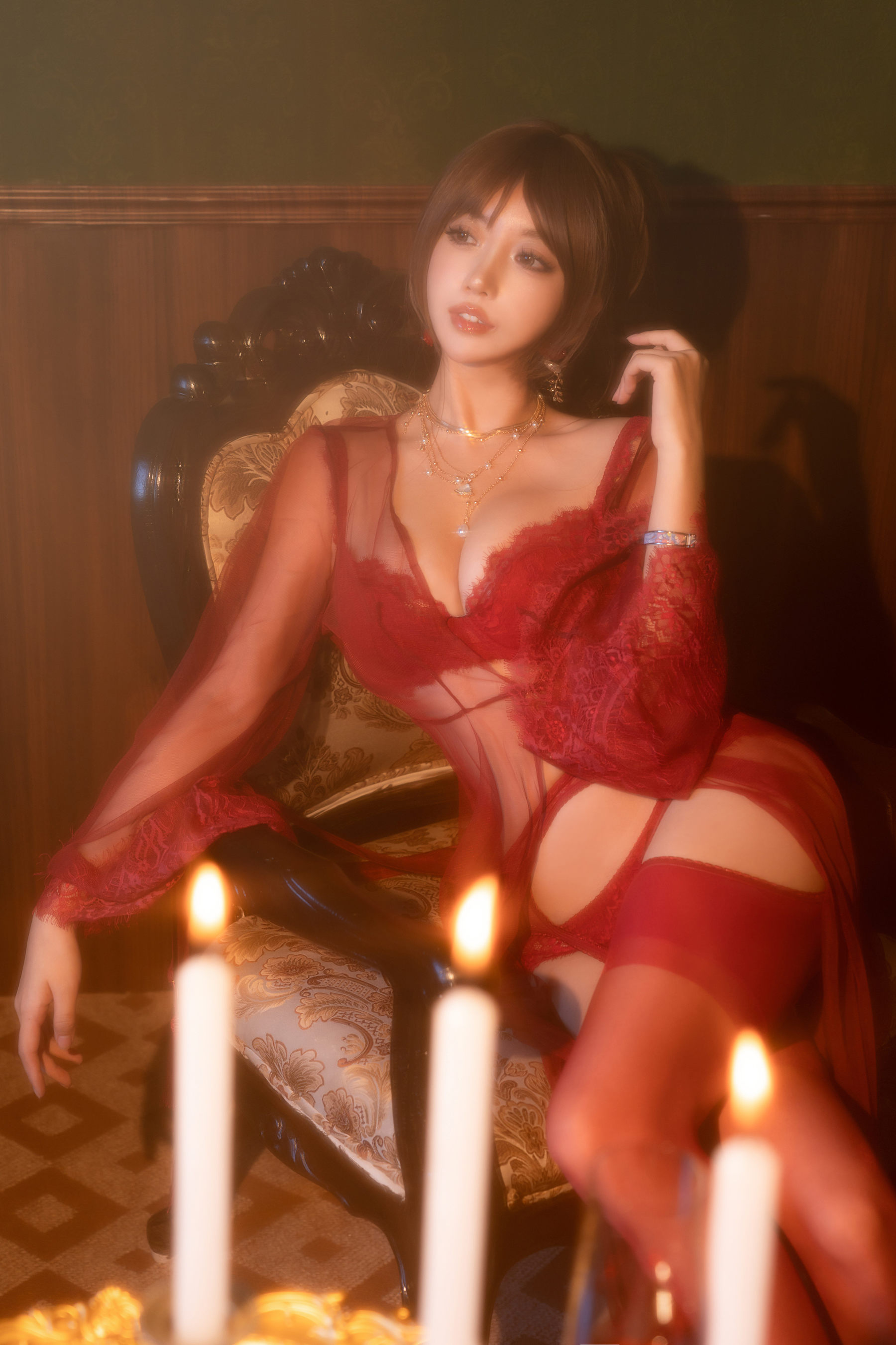 斗鱼米线线sama写真 - 温柔小妈  第26张
