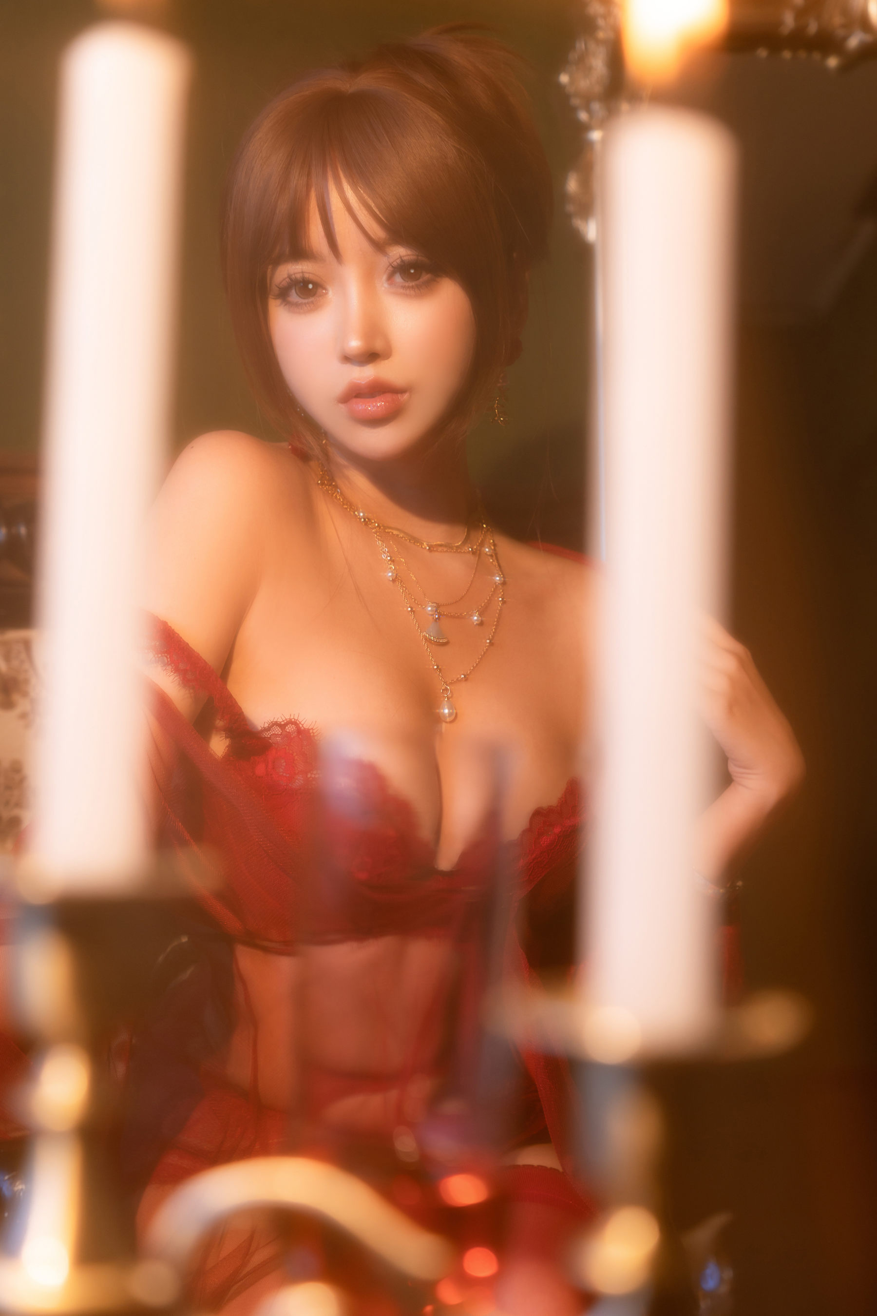 斗鱼米线线sama写真 - 温柔小妈  第31张