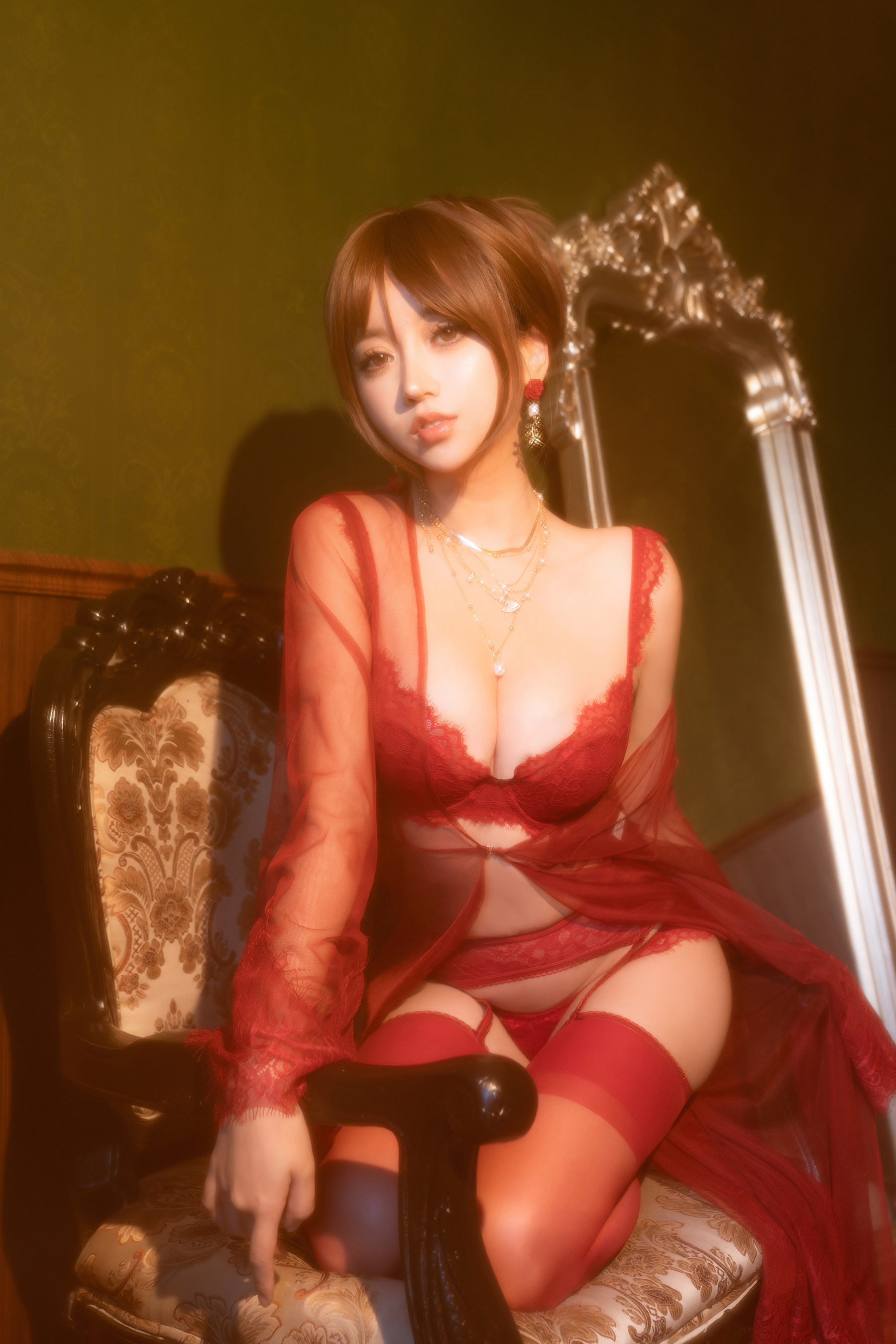 斗鱼米线线sama写真 - 温柔小妈  第53张