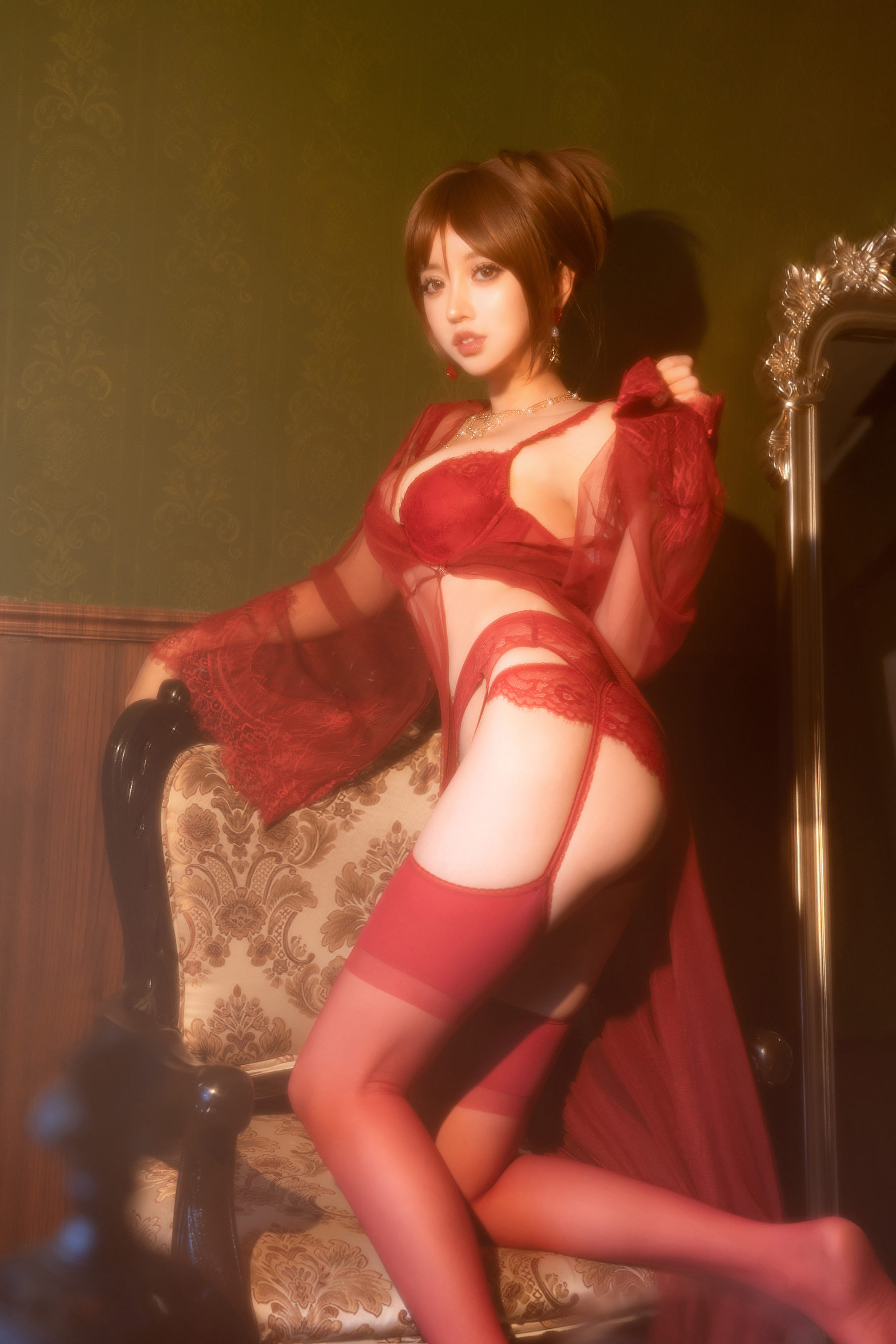 斗鱼米线线sama写真 - 温柔小妈  第50张
