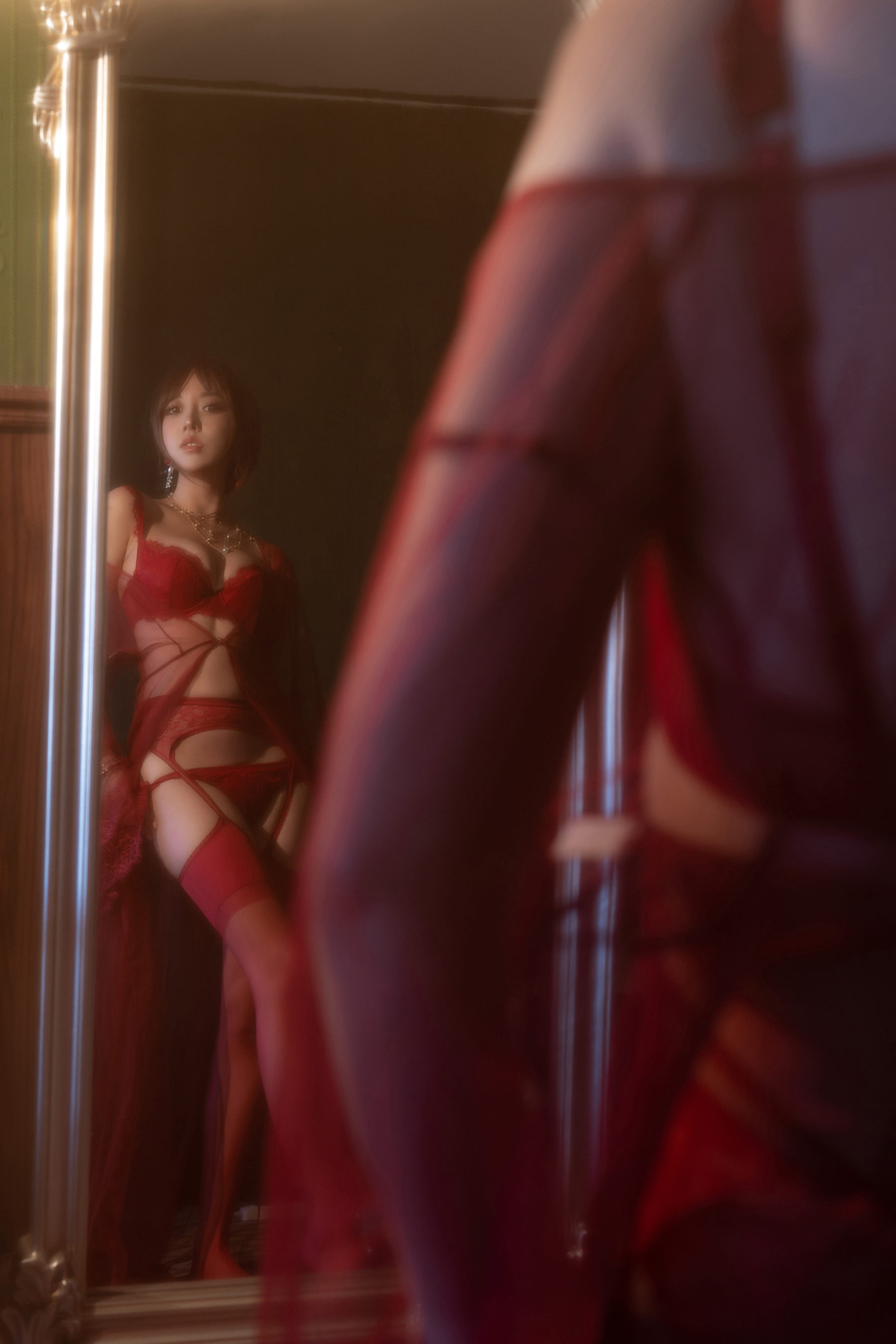 斗鱼米线线sama写真 - 温柔小妈  第13张