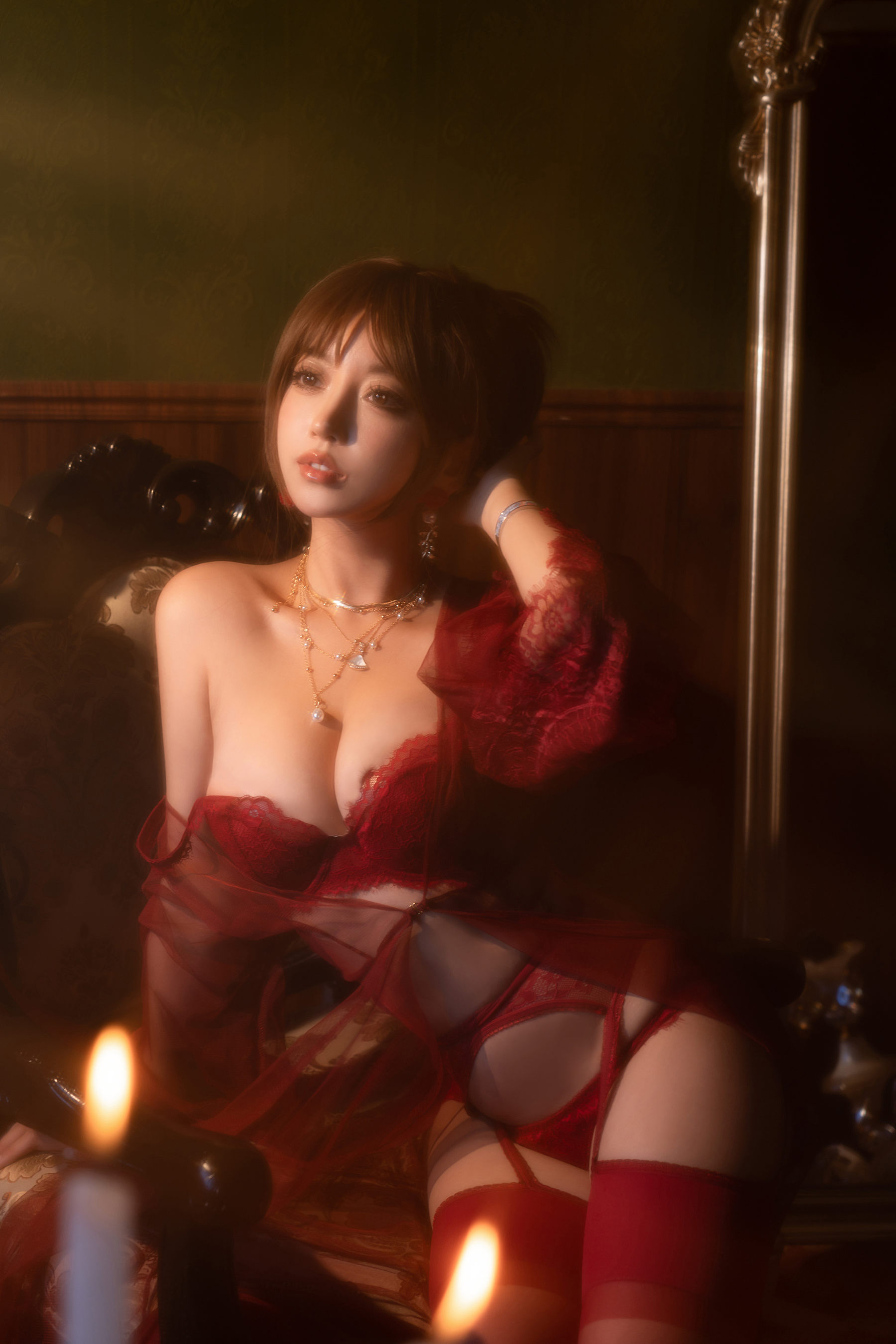 斗鱼米线线sama写真 - 温柔小妈  第39张