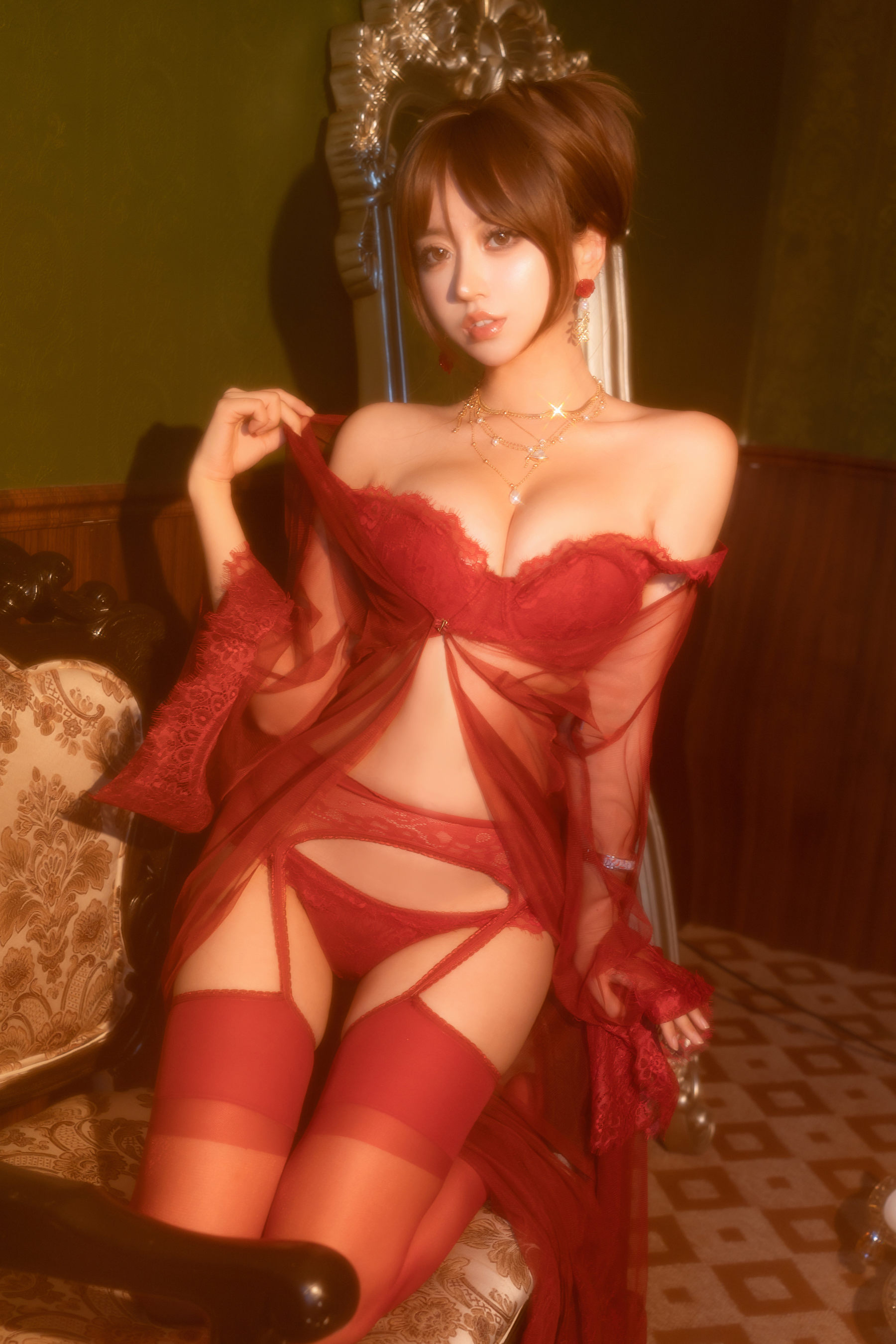 斗鱼米线线sama写真 - 温柔小妈  第54张