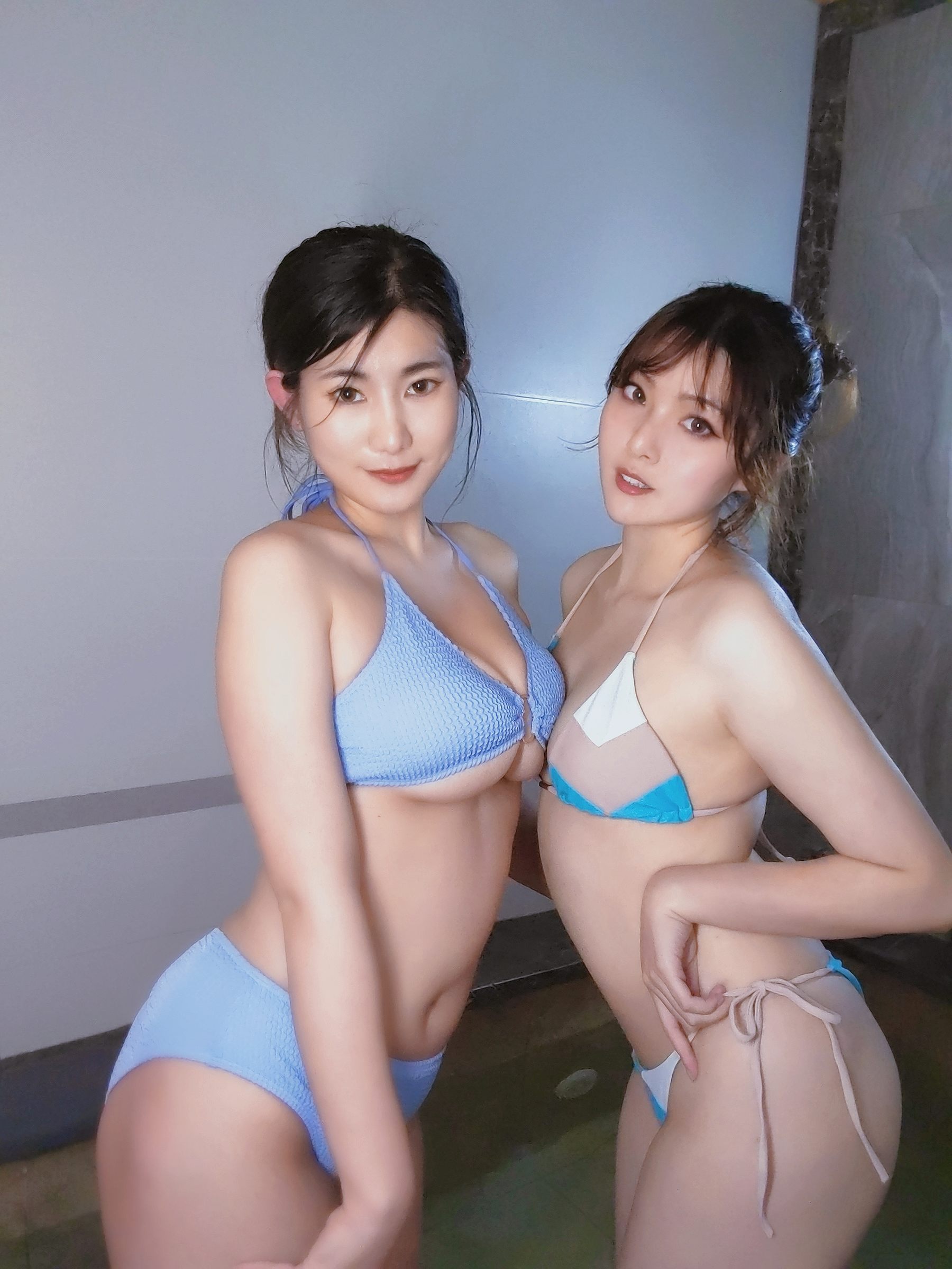星澜是澜澜叫澜妹呀&amp;Natsuko夏夏子 - 双人私汤自拍  第17张