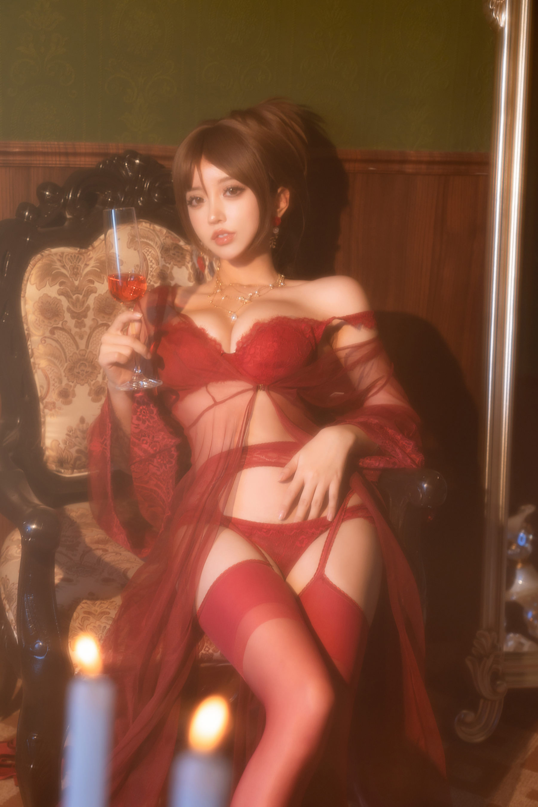 斗鱼米线线sama写真 - 温柔小妈  第43张