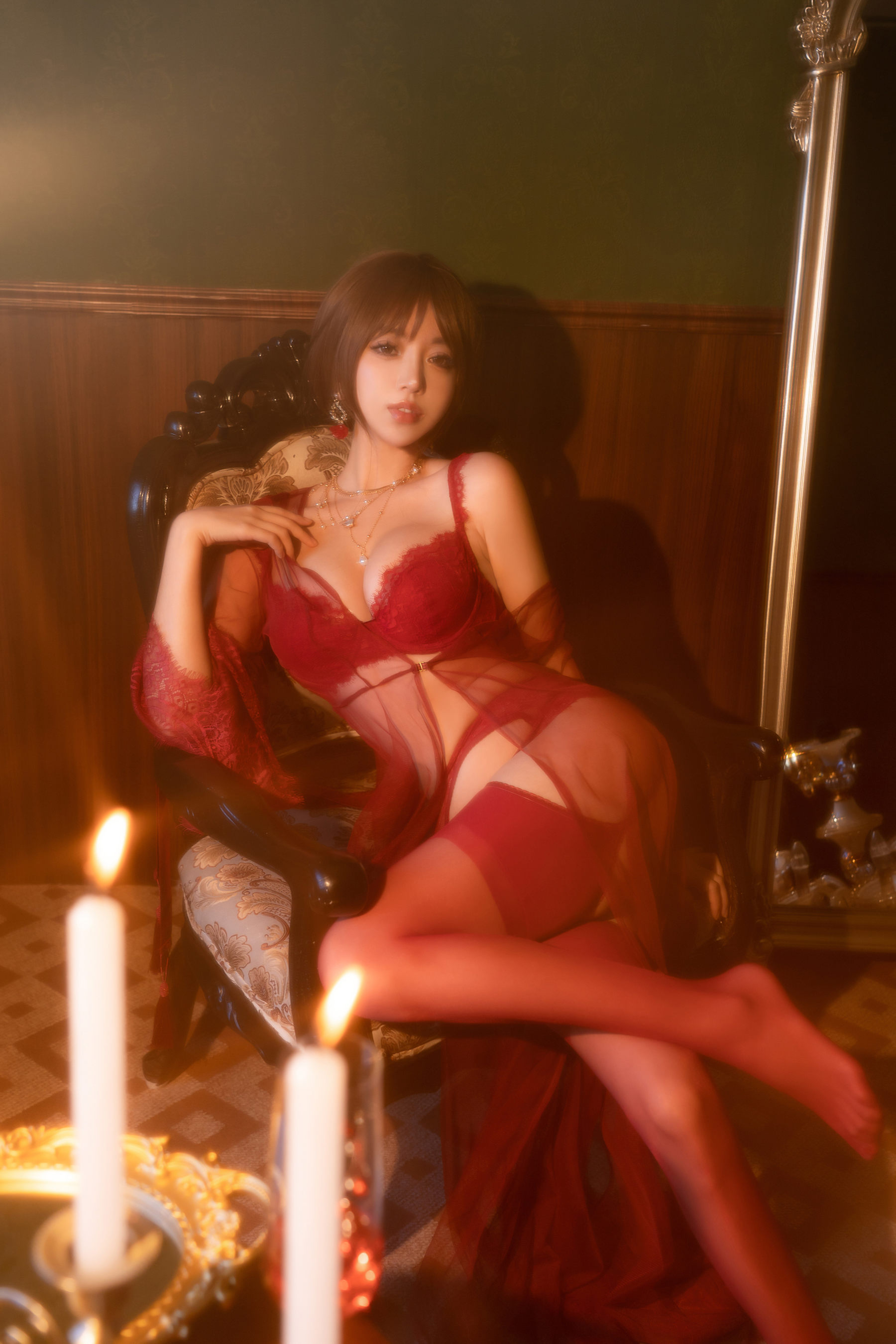 斗鱼米线线sama写真 - 温柔小妈  第27张
