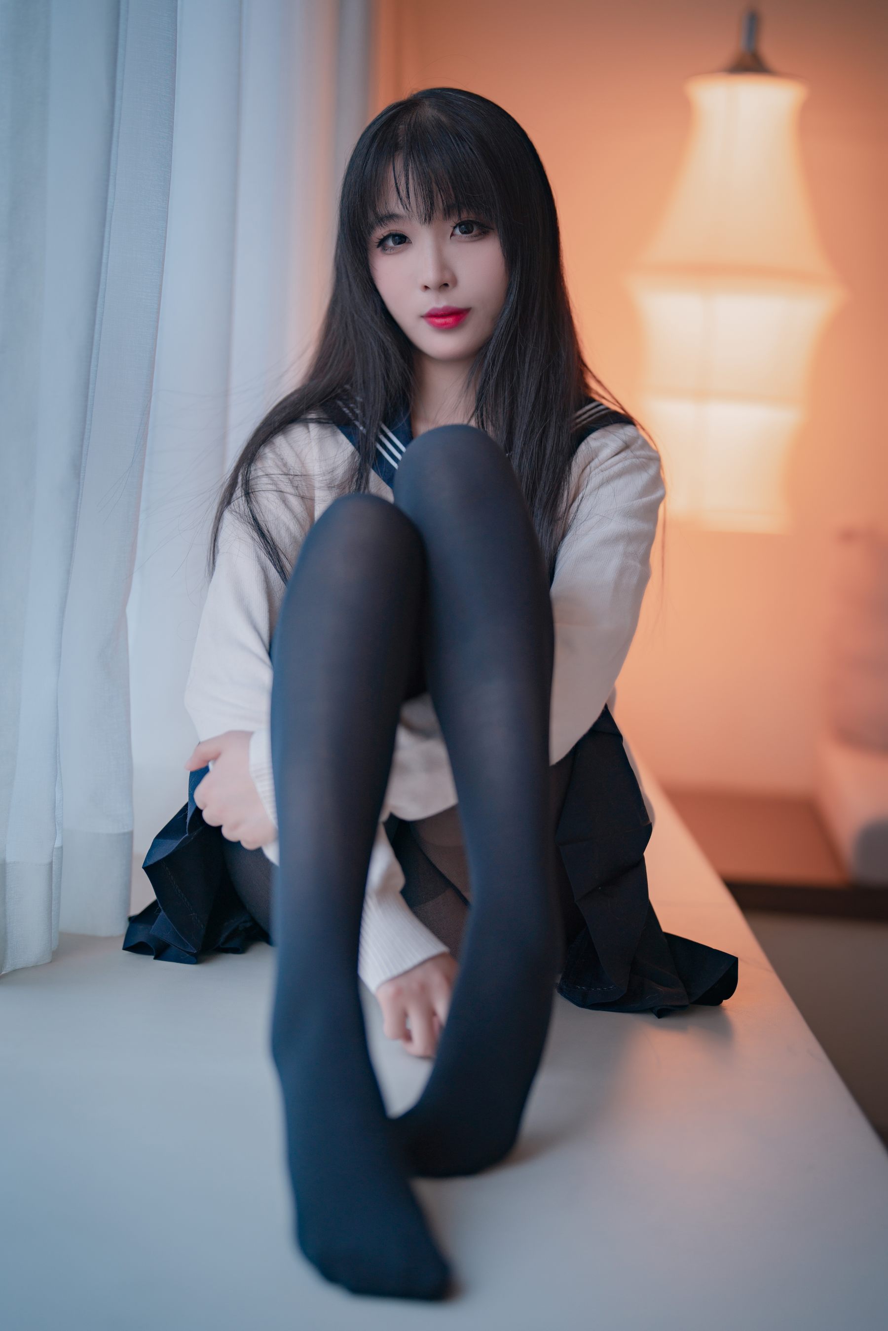 轩萧学姐 - 黑丝JK 2.0  第20张