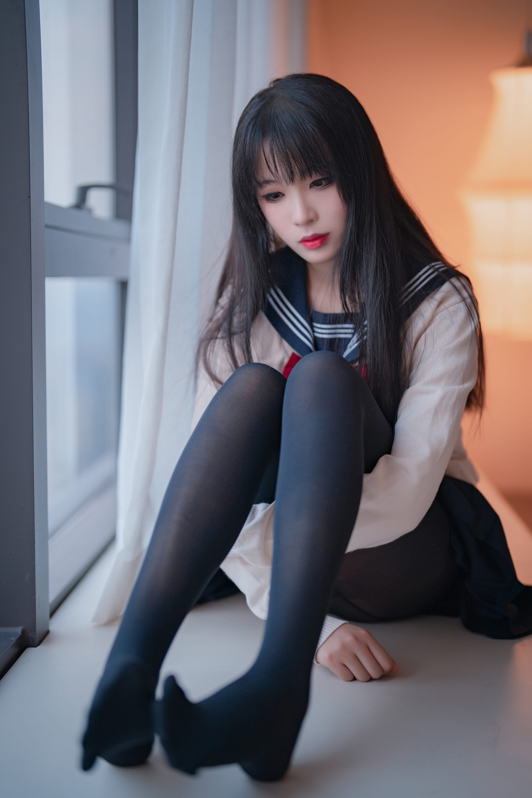 轩萧学姐 - 黑丝JK 2.0  第24张