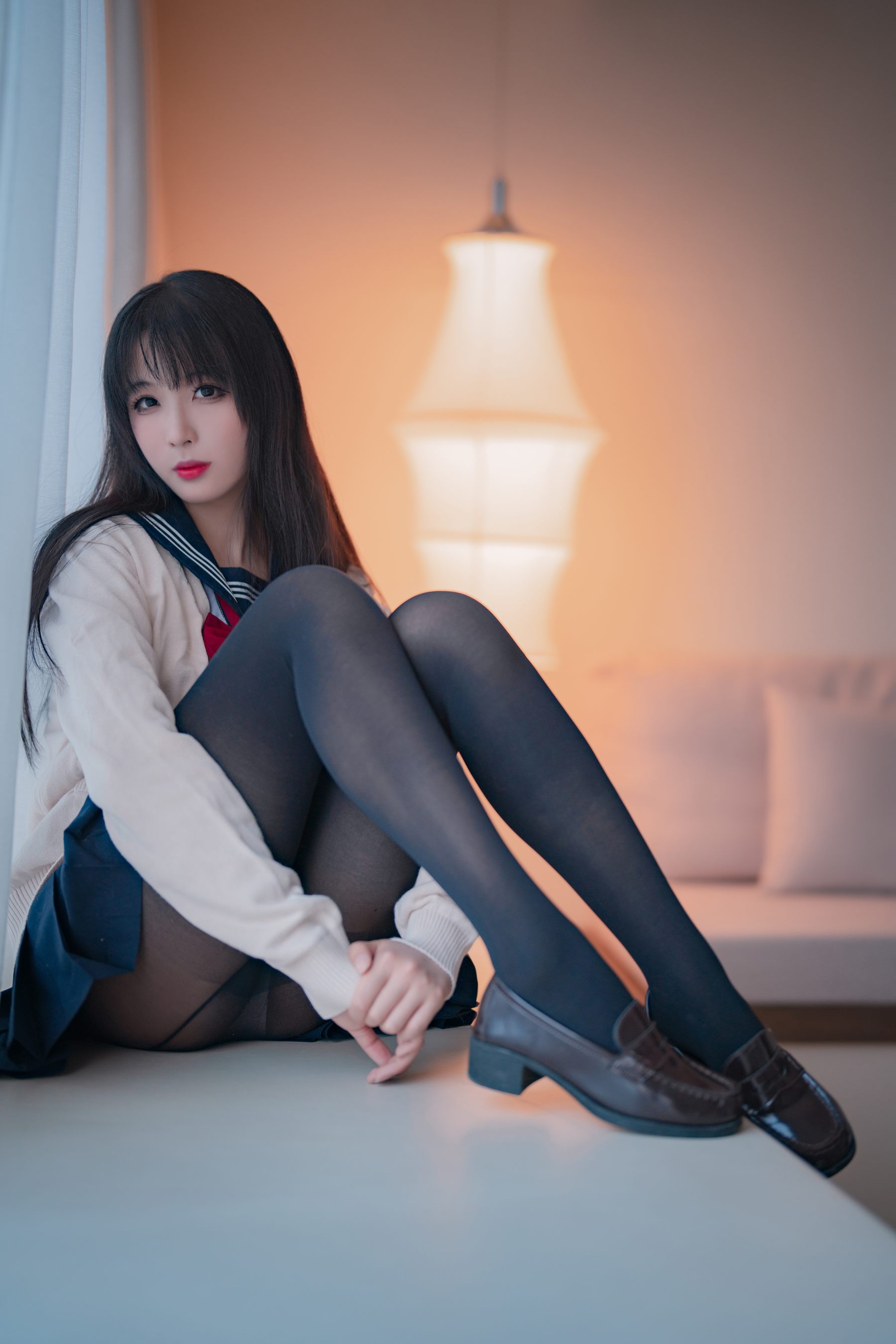 轩萧学姐 - 黑丝JK 2.0  第13张