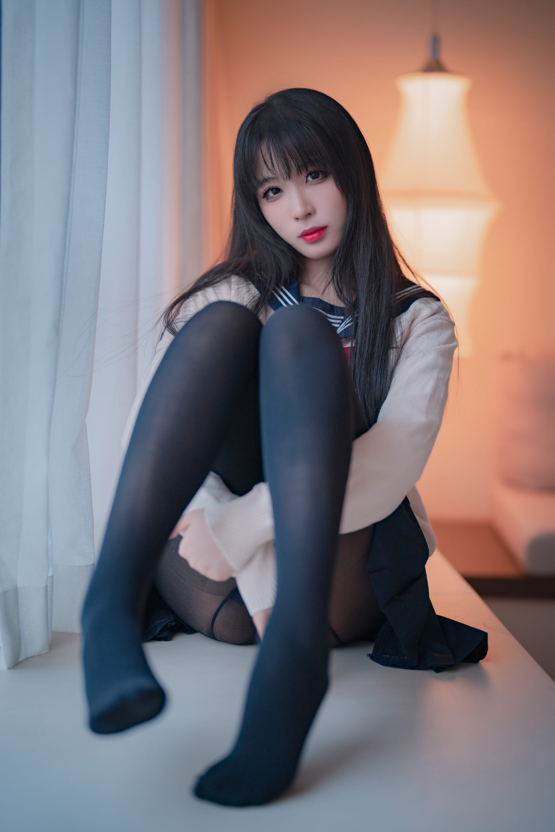 轩萧学姐 - 黑丝JK 2.0  第19张
