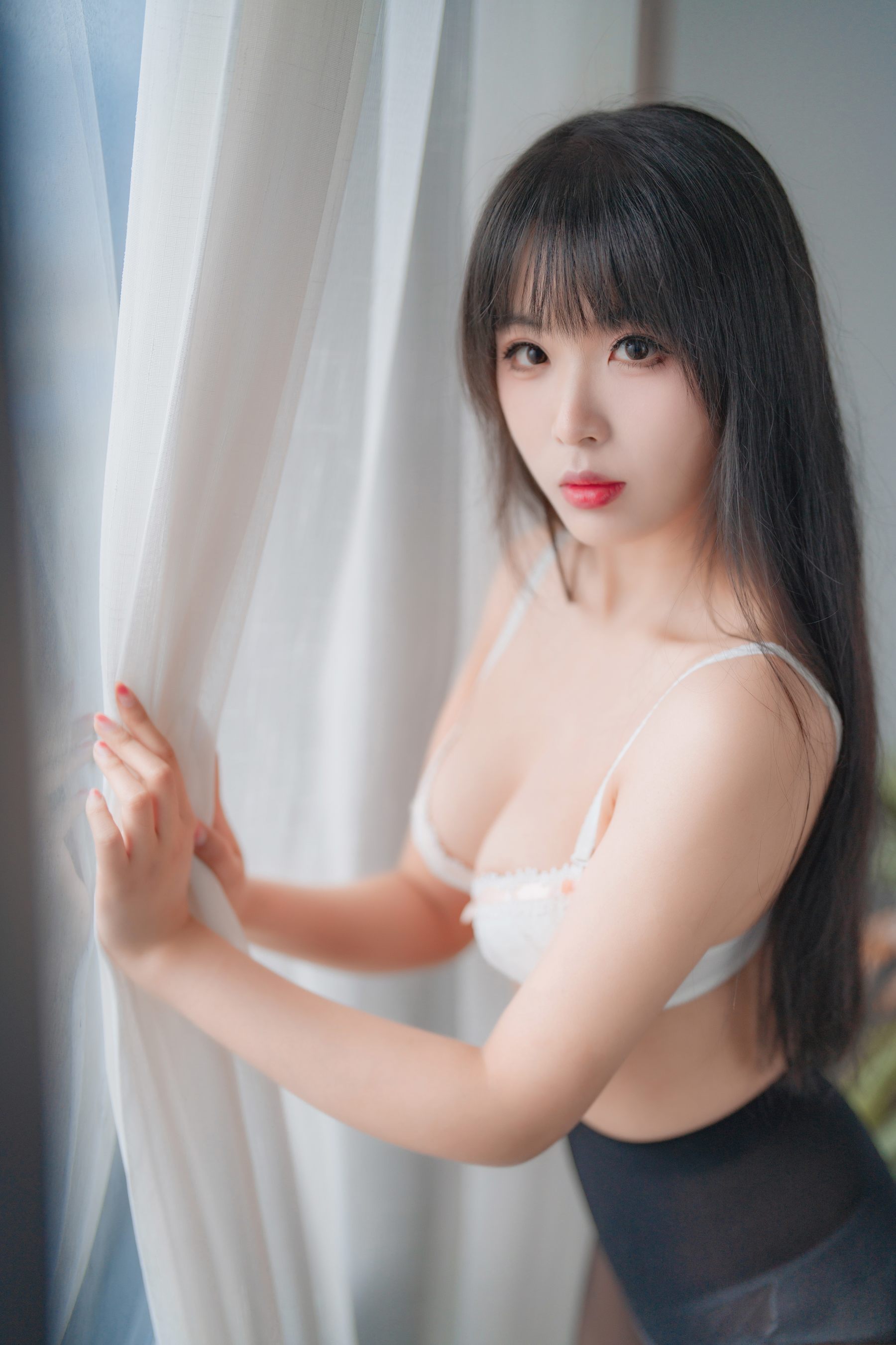 轩萧学姐 - 五月舰长 黑丝JK内衣  第32张