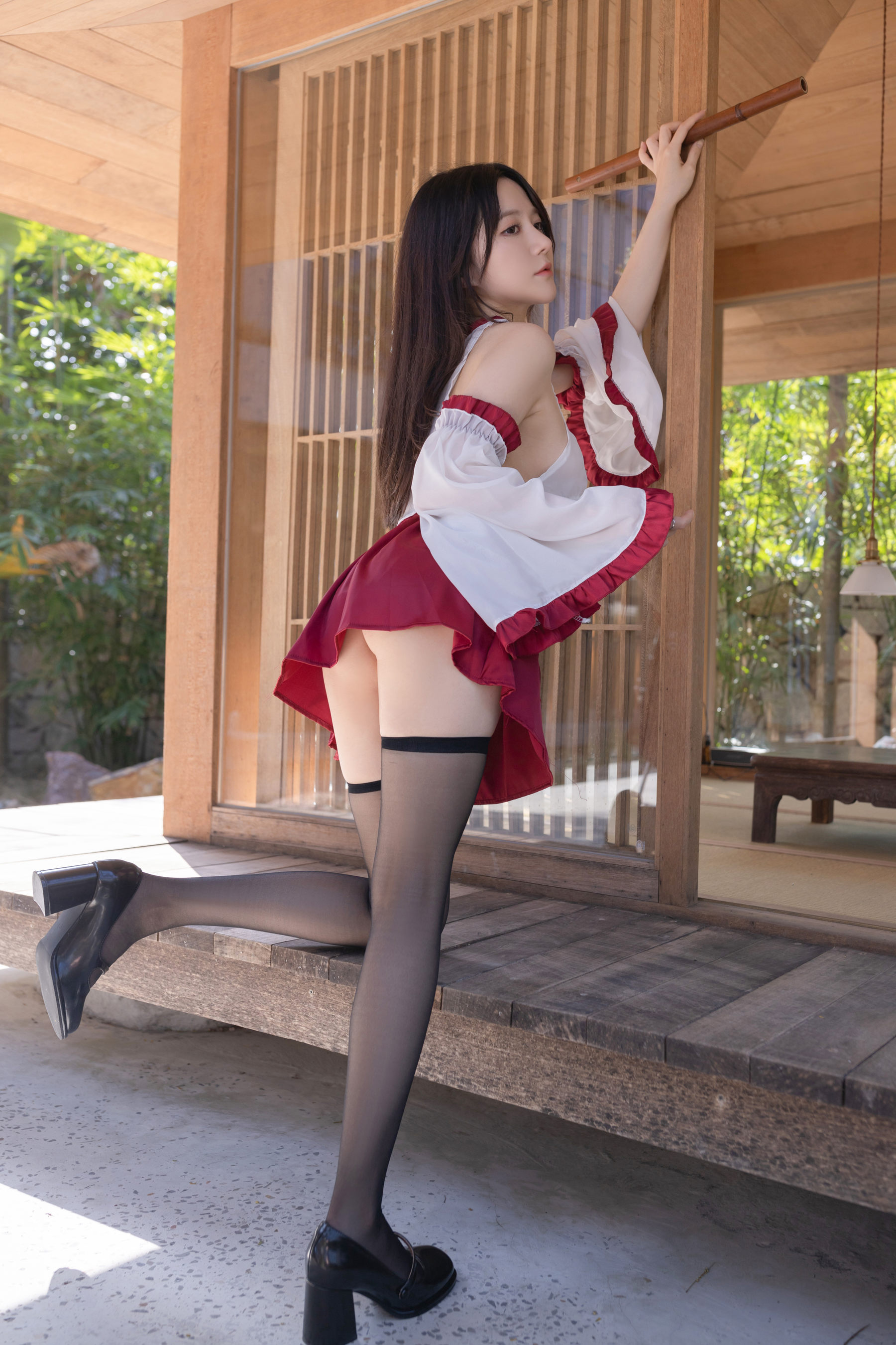 鱼子酱神社巫女写真  第27张