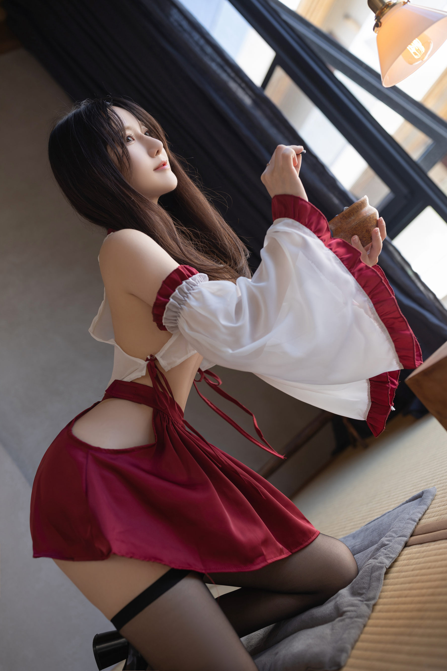 鱼子酱神社巫女写真  第10张