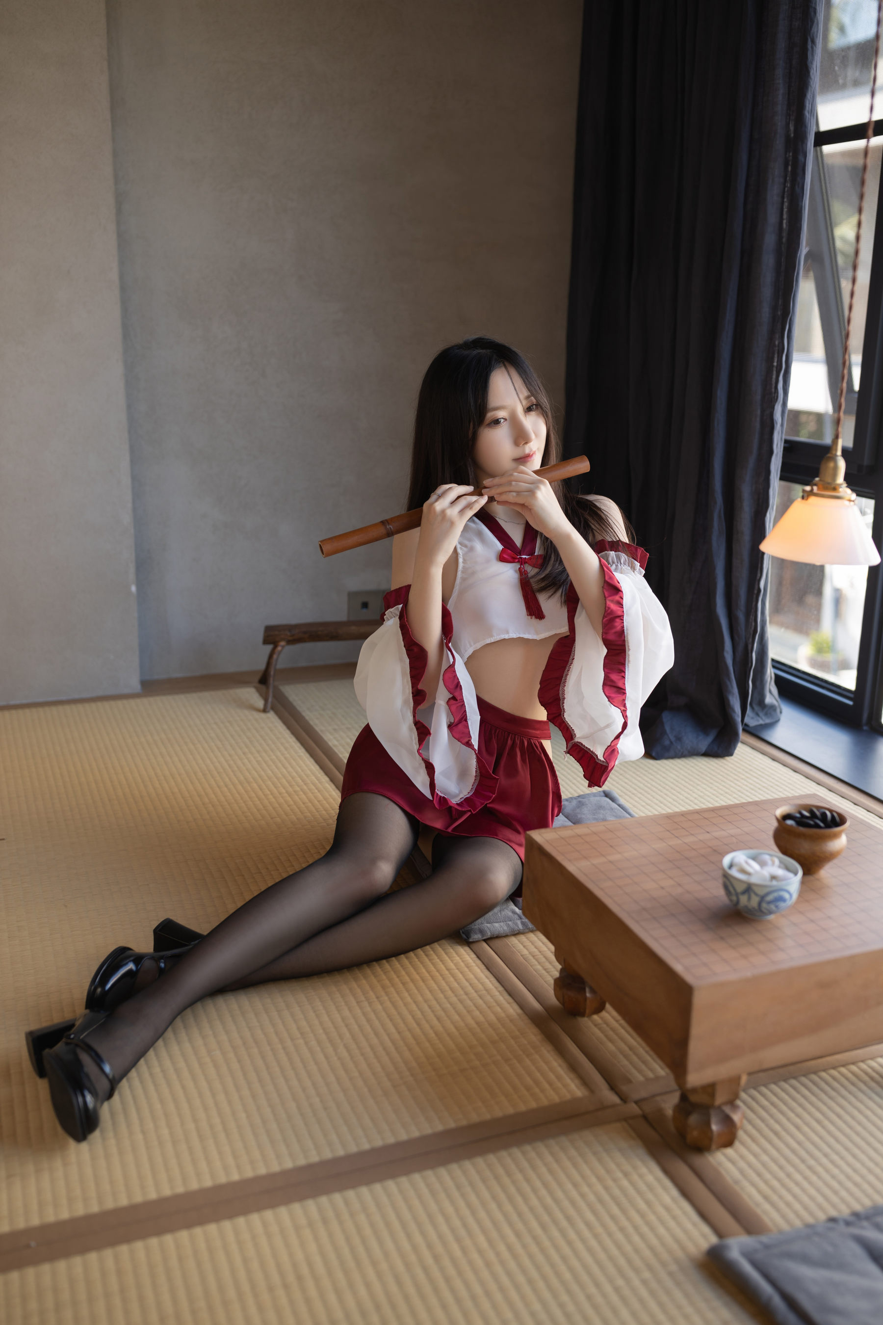 鱼子酱神社巫女写真  第4张