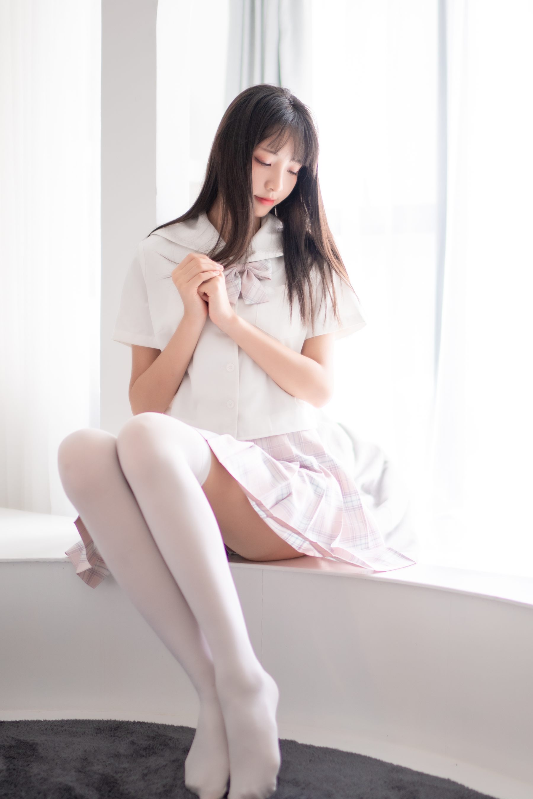 清纯妹子西瓜 - JK校服2  第1张