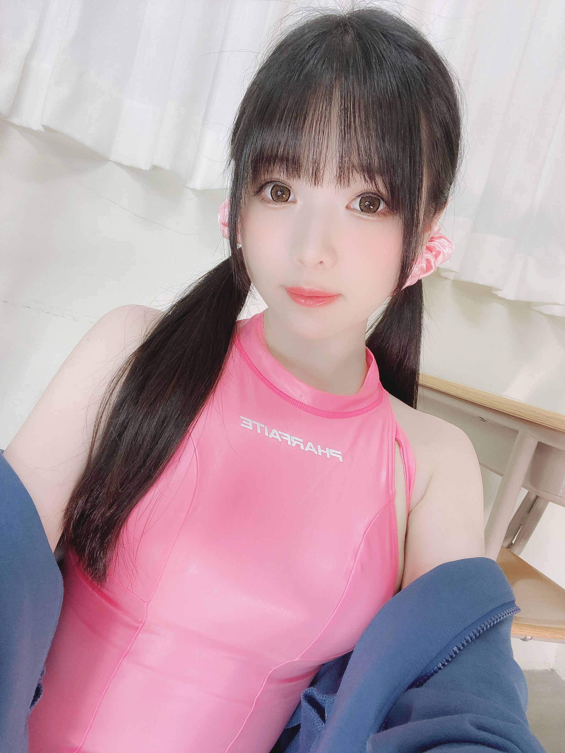 微博妹纸霜月shimo - Pink Swimsuit  第3张