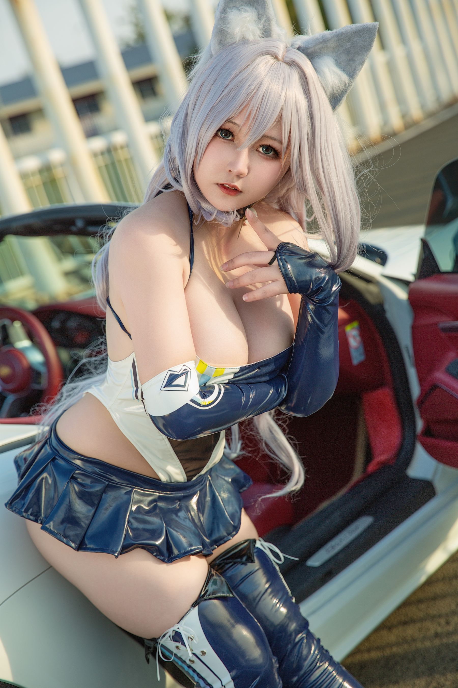 KANEKO_咔喵 - 碧蓝航线 信浓 赛车服&amp;#  第65张