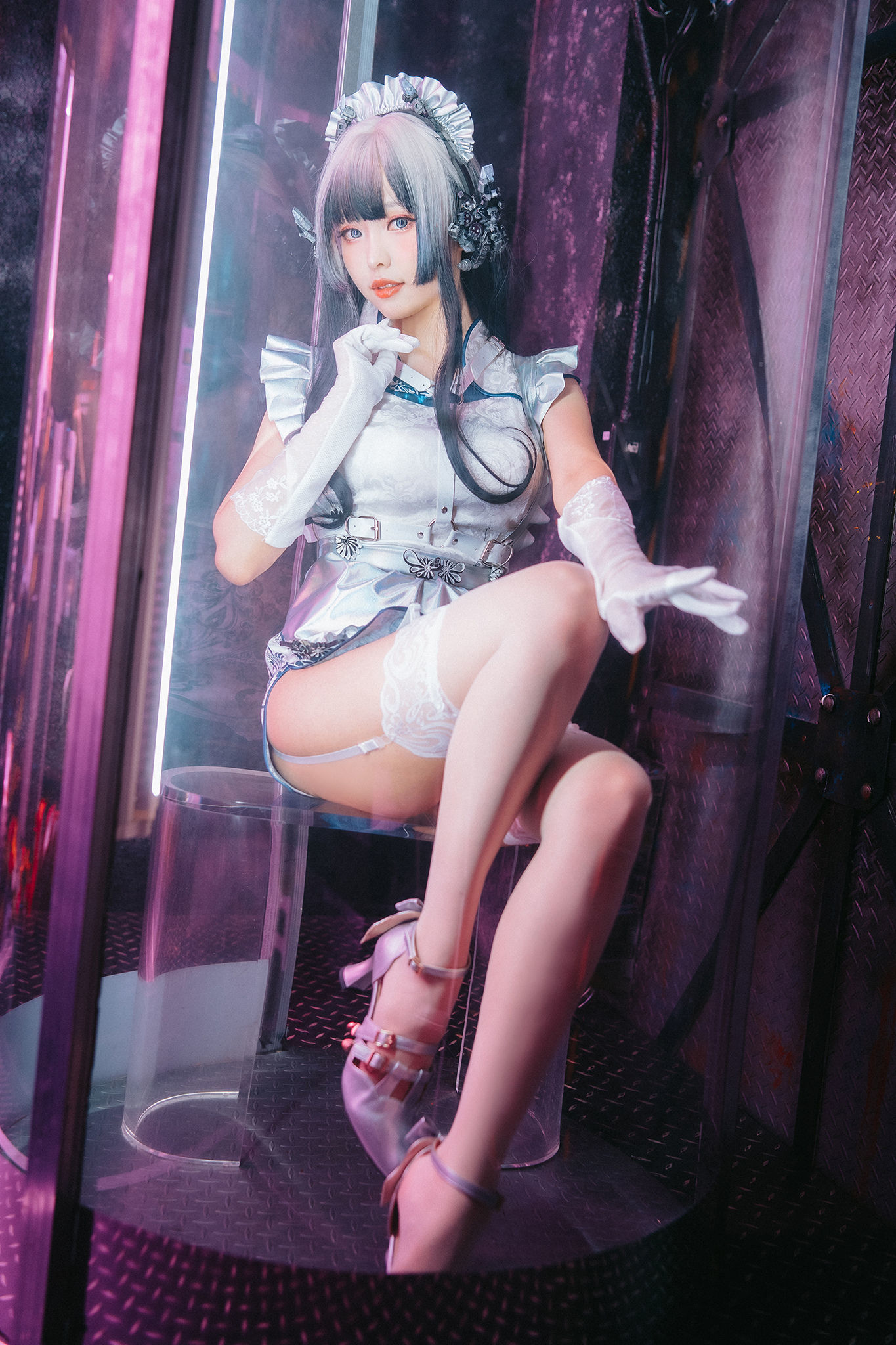 Ely_eee(ElyEE子) - 賽博女僕 青輝石  第10张