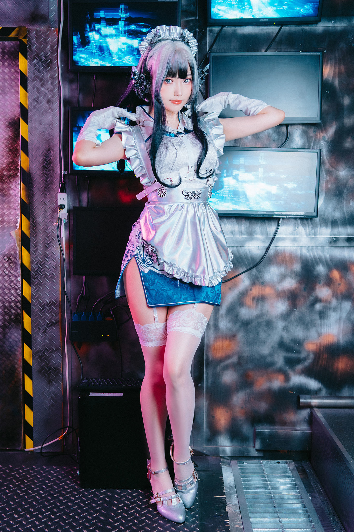 Ely_eee(ElyEE子) - 賽博女僕 青輝石  第15张