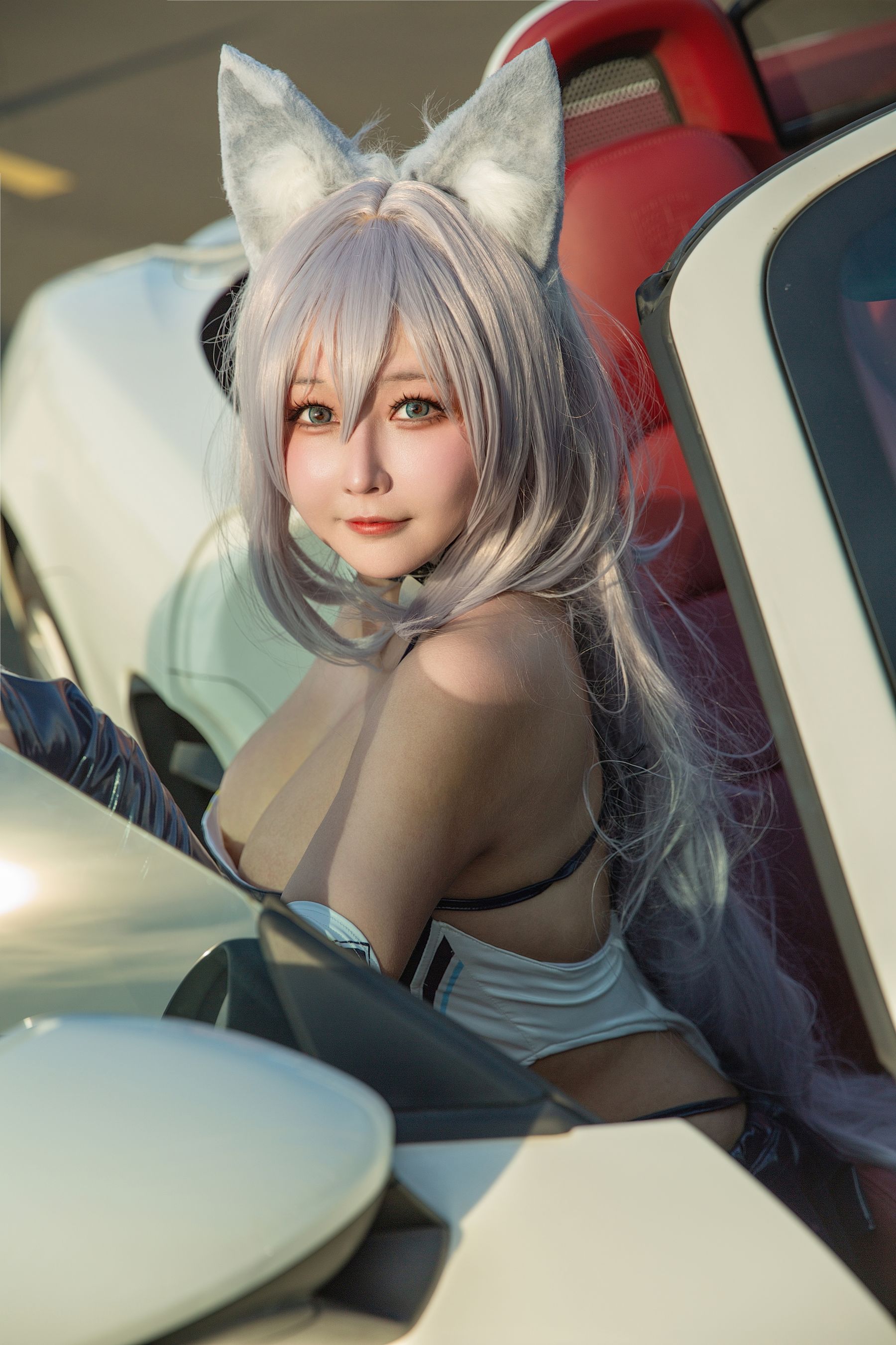 KANEKO_咔喵 - 碧蓝航线 信浓 赛车服&amp;#  第51张