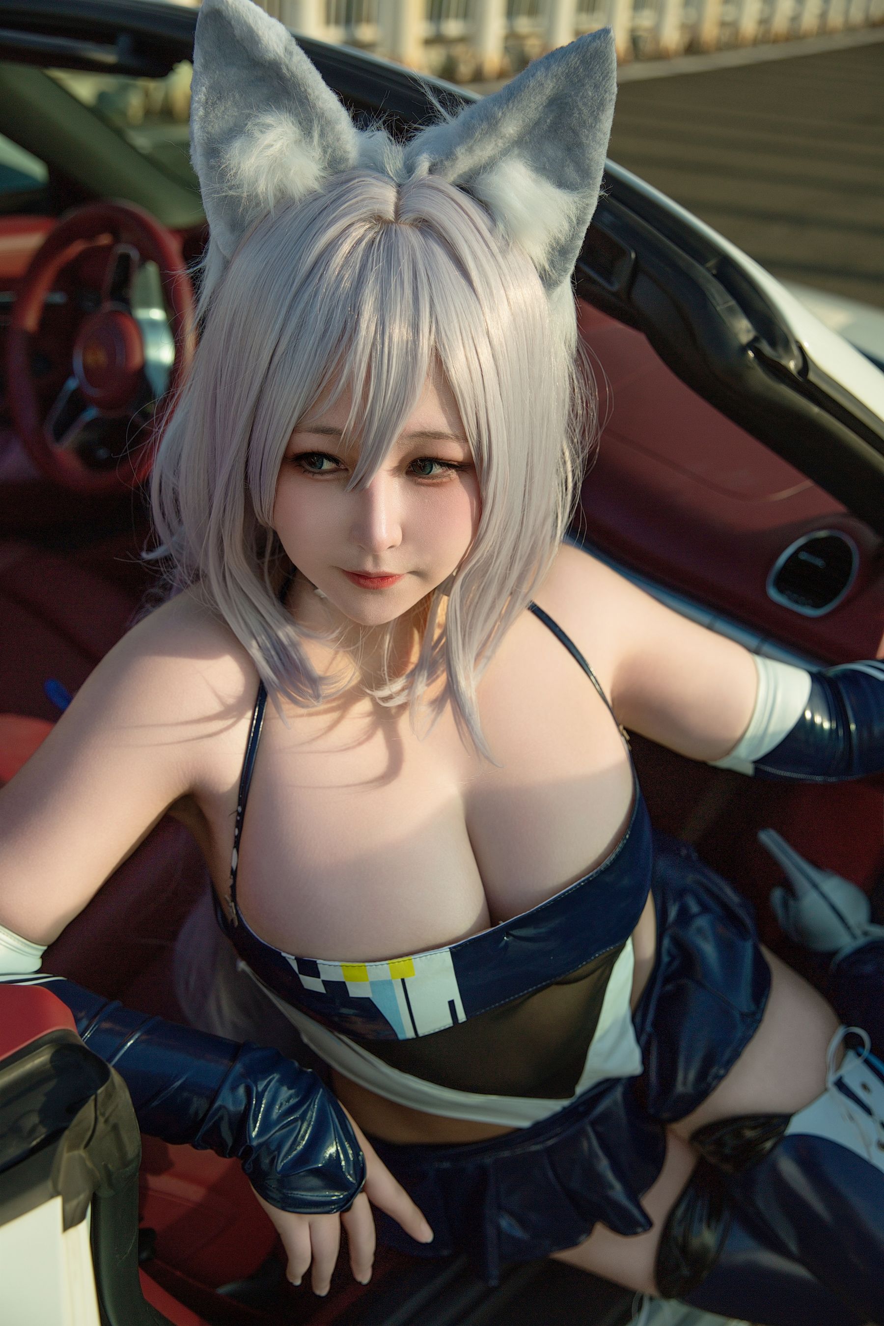 KANEKO_咔喵 - 碧蓝航线 信浓 赛车服&amp;#  第46张