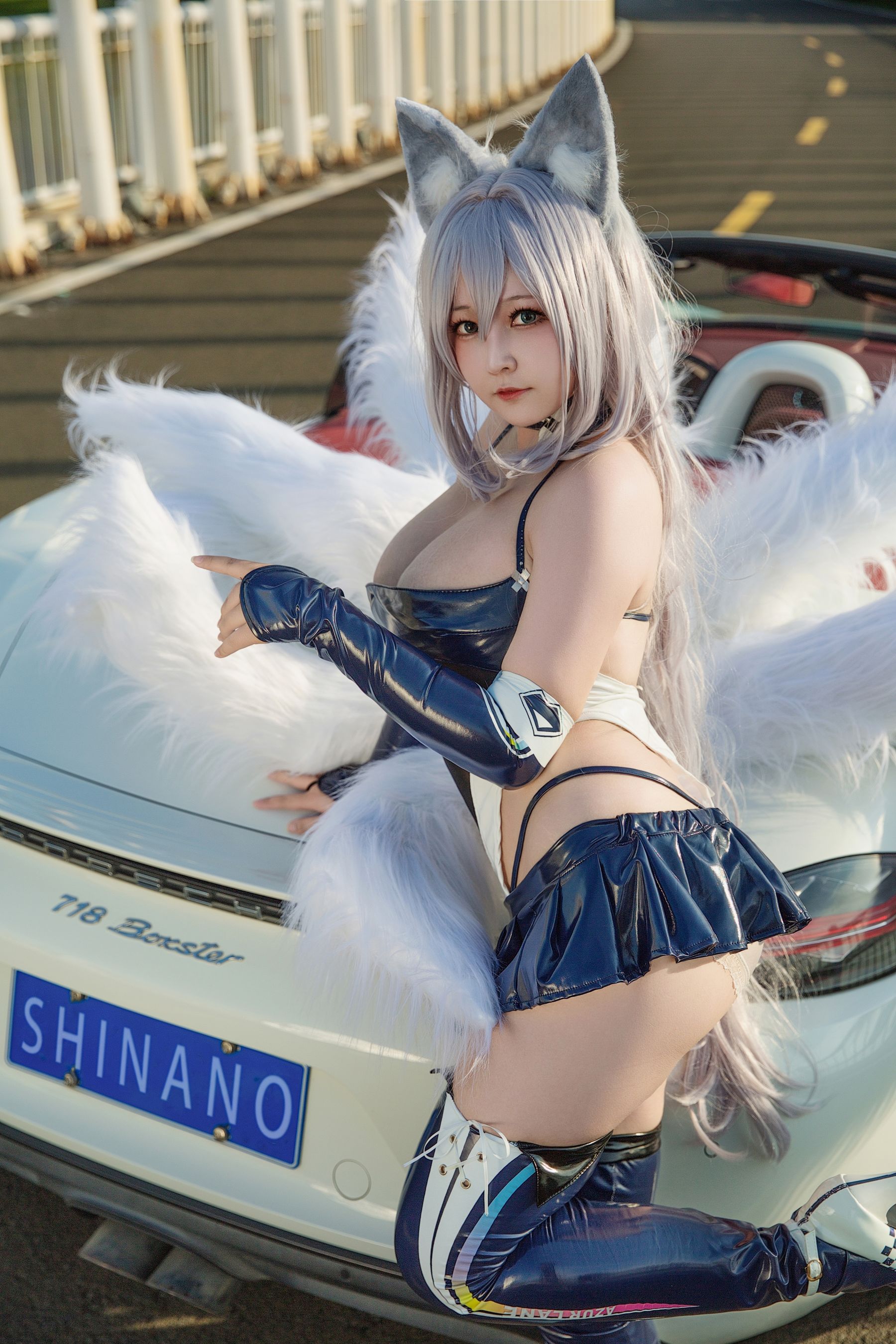 KANEKO_咔喵 - 碧蓝航线 信浓 赛车服&amp;#  第44张
