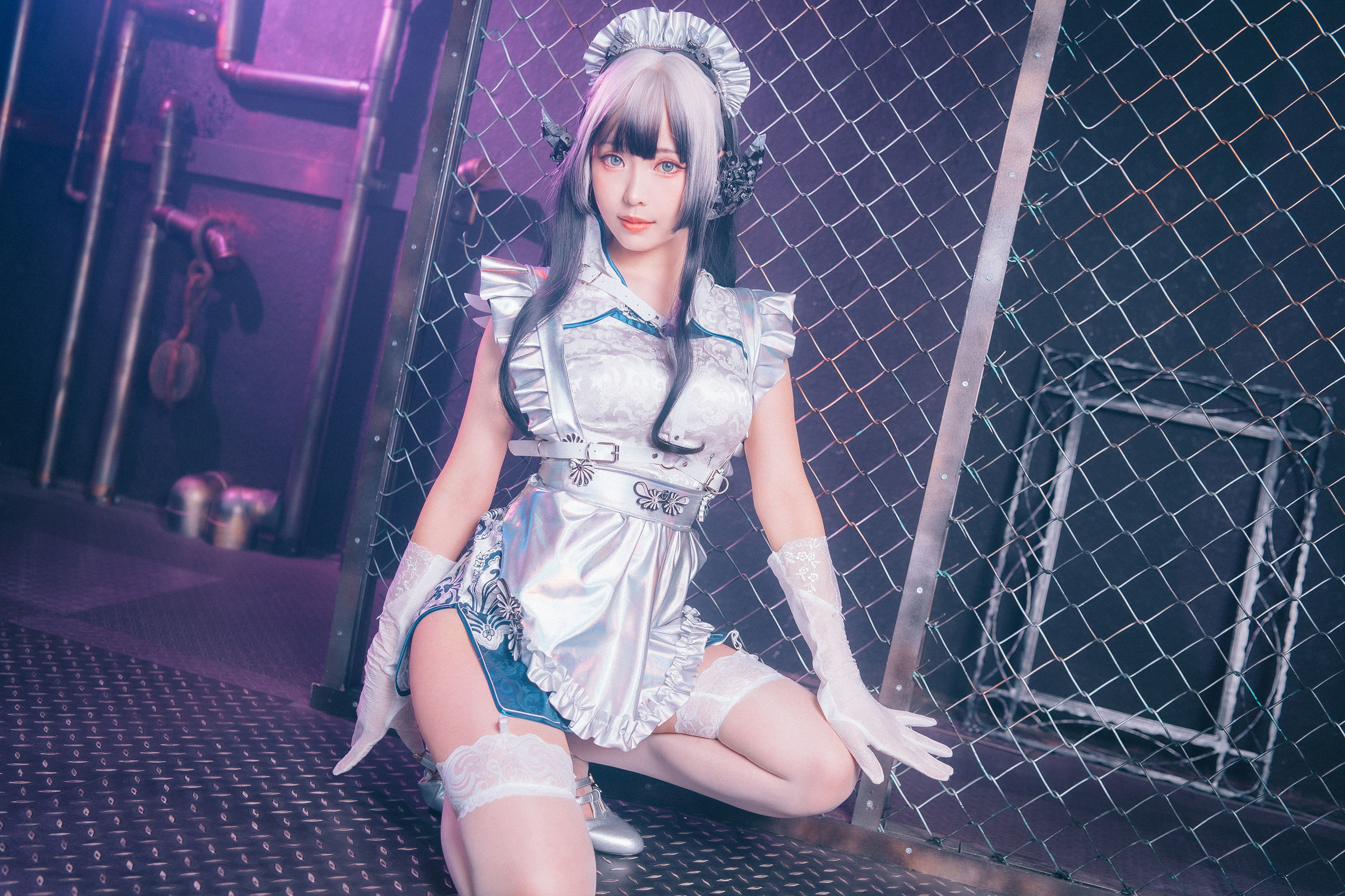 Ely_eee(ElyEE子) - 賽博女僕 青輝石  第27张