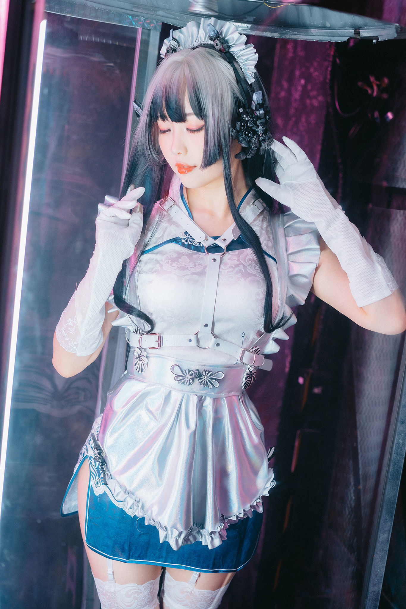 Ely_eee(ElyEE子) - 賽博女僕 青輝石  第4张