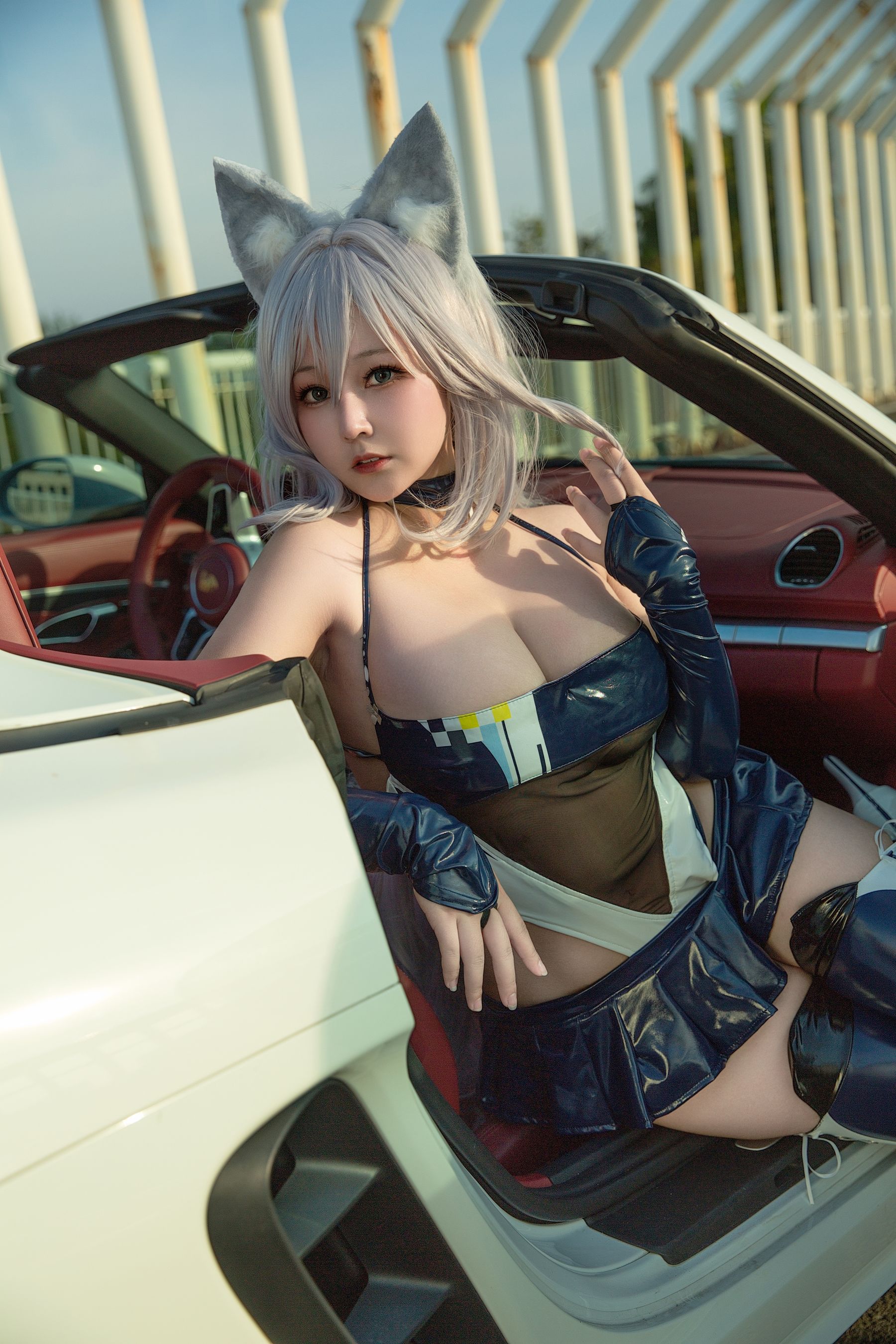 KANEKO_咔喵 - 碧蓝航线 信浓 赛车服&amp;#  第49张