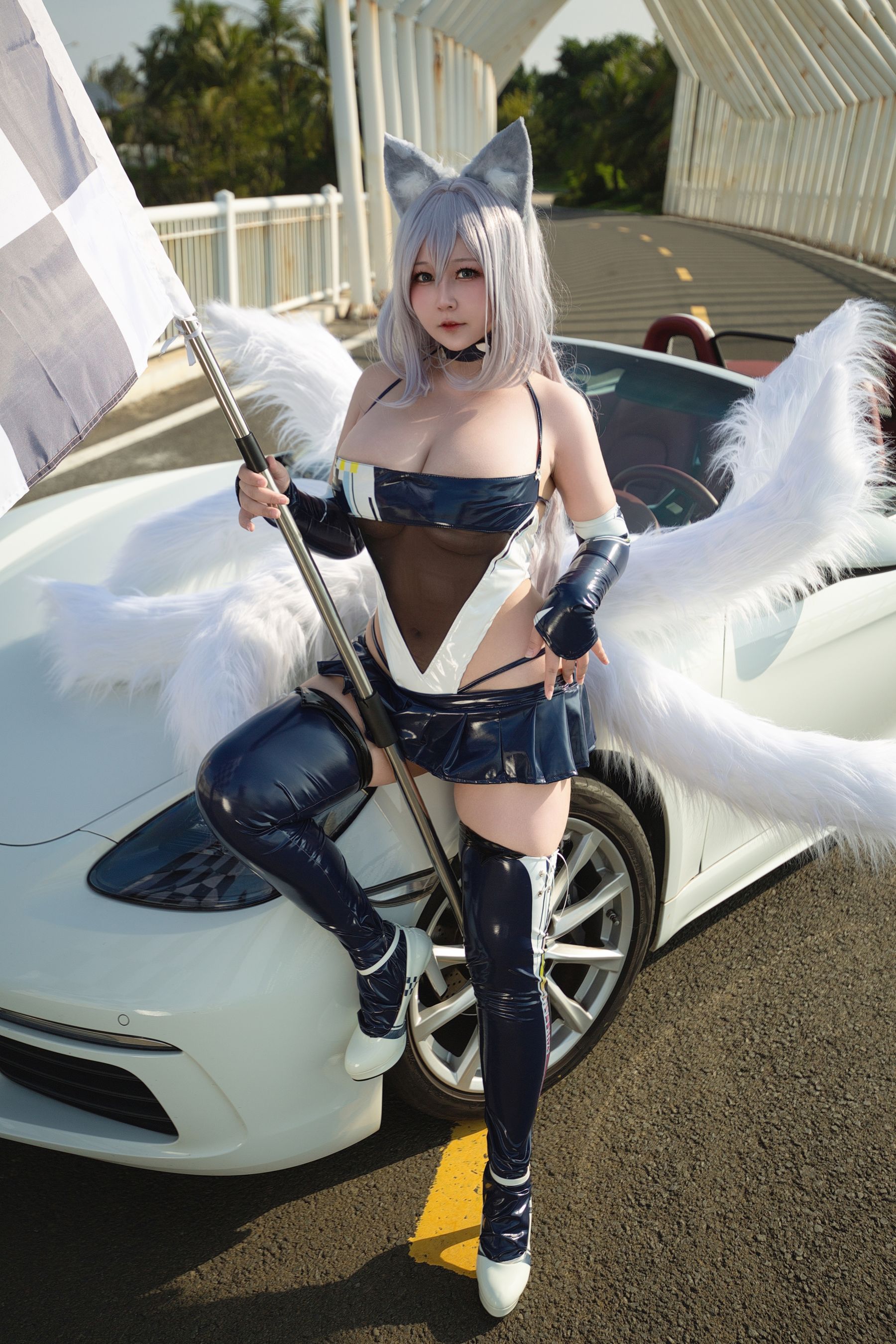 KANEKO_咔喵 - 碧蓝航线 信浓 赛车服&amp;#  第14张