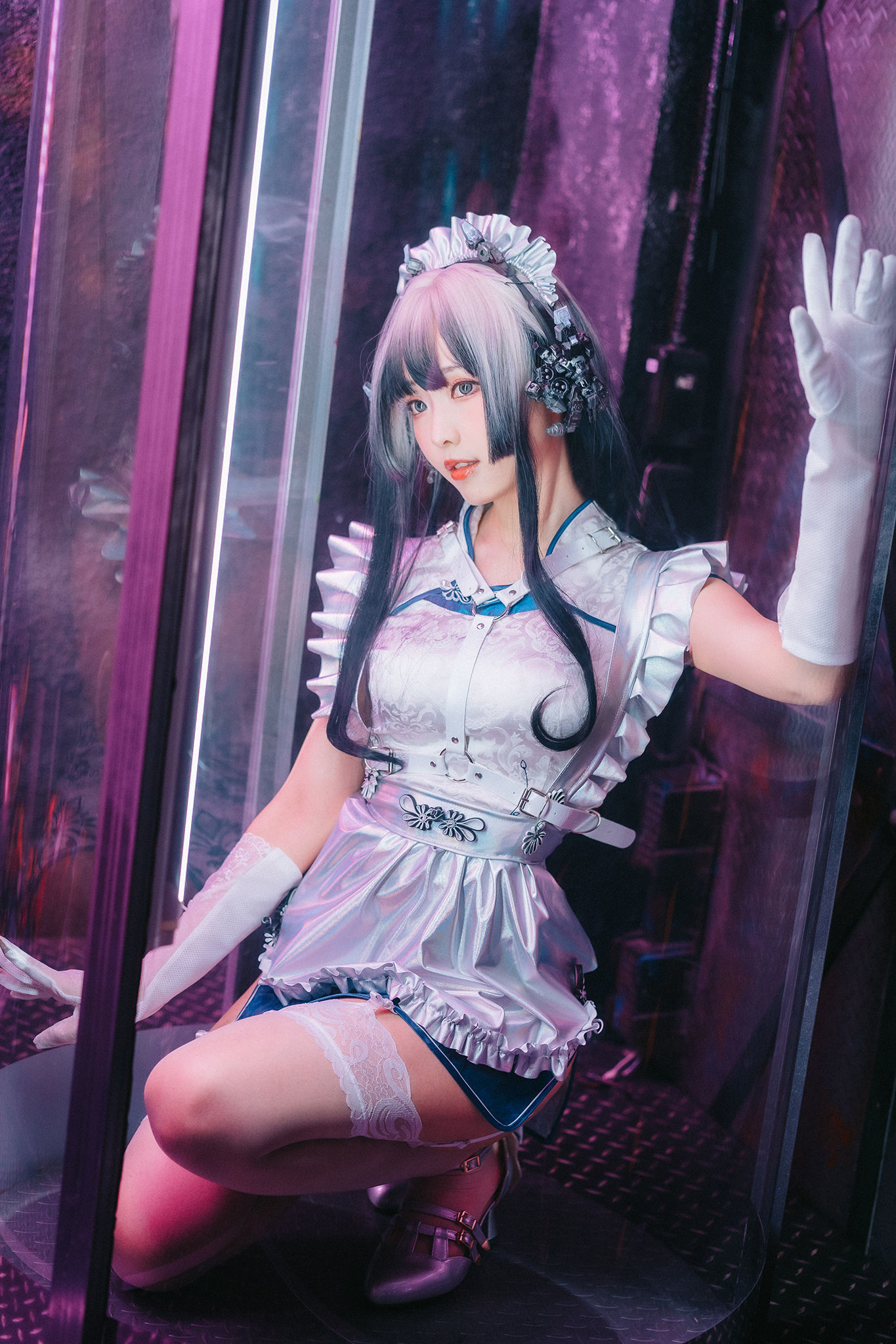 Ely_eee(ElyEE子) - 賽博女僕 青輝石  第9张