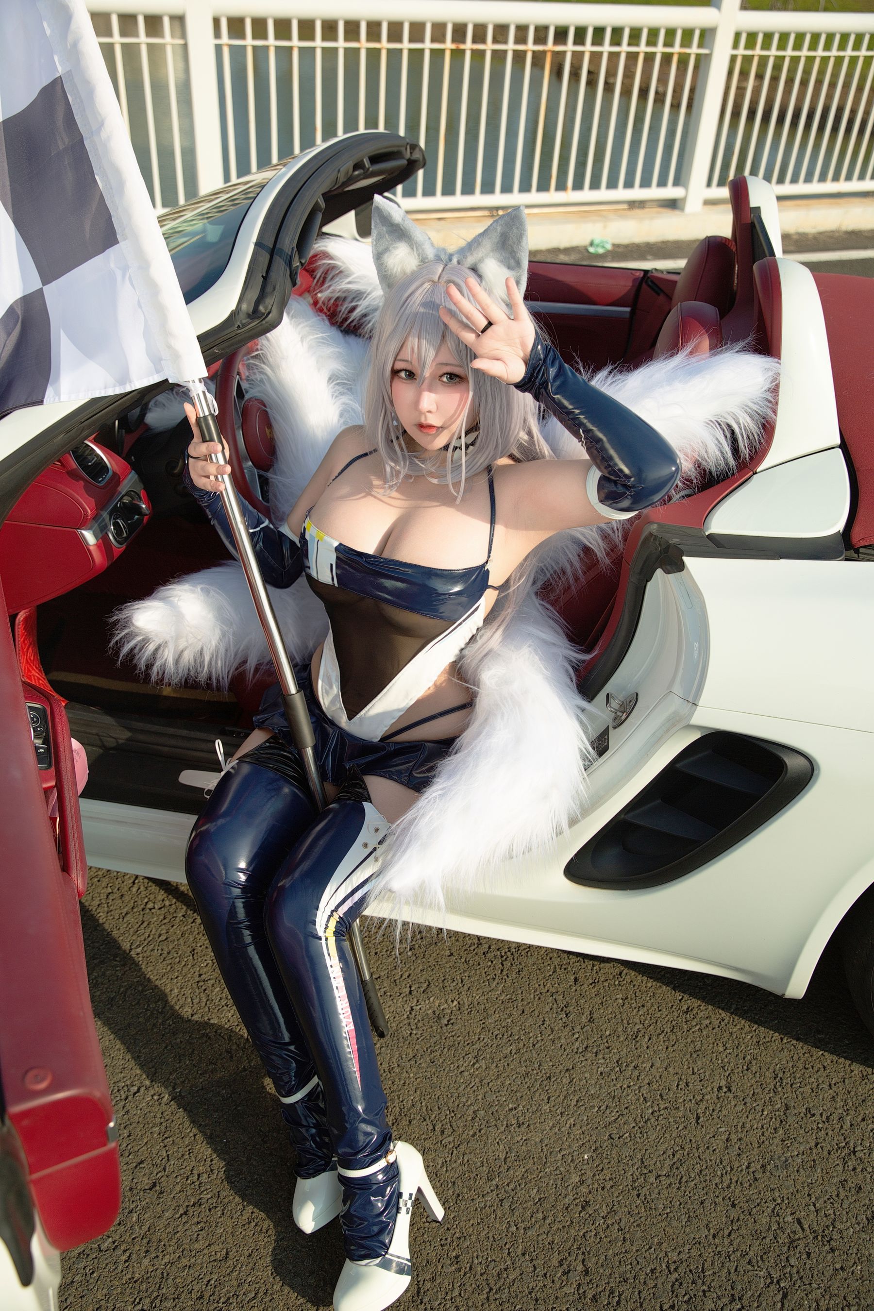 KANEKO_咔喵 - 碧蓝航线 信浓 赛车服&amp;#  第35张