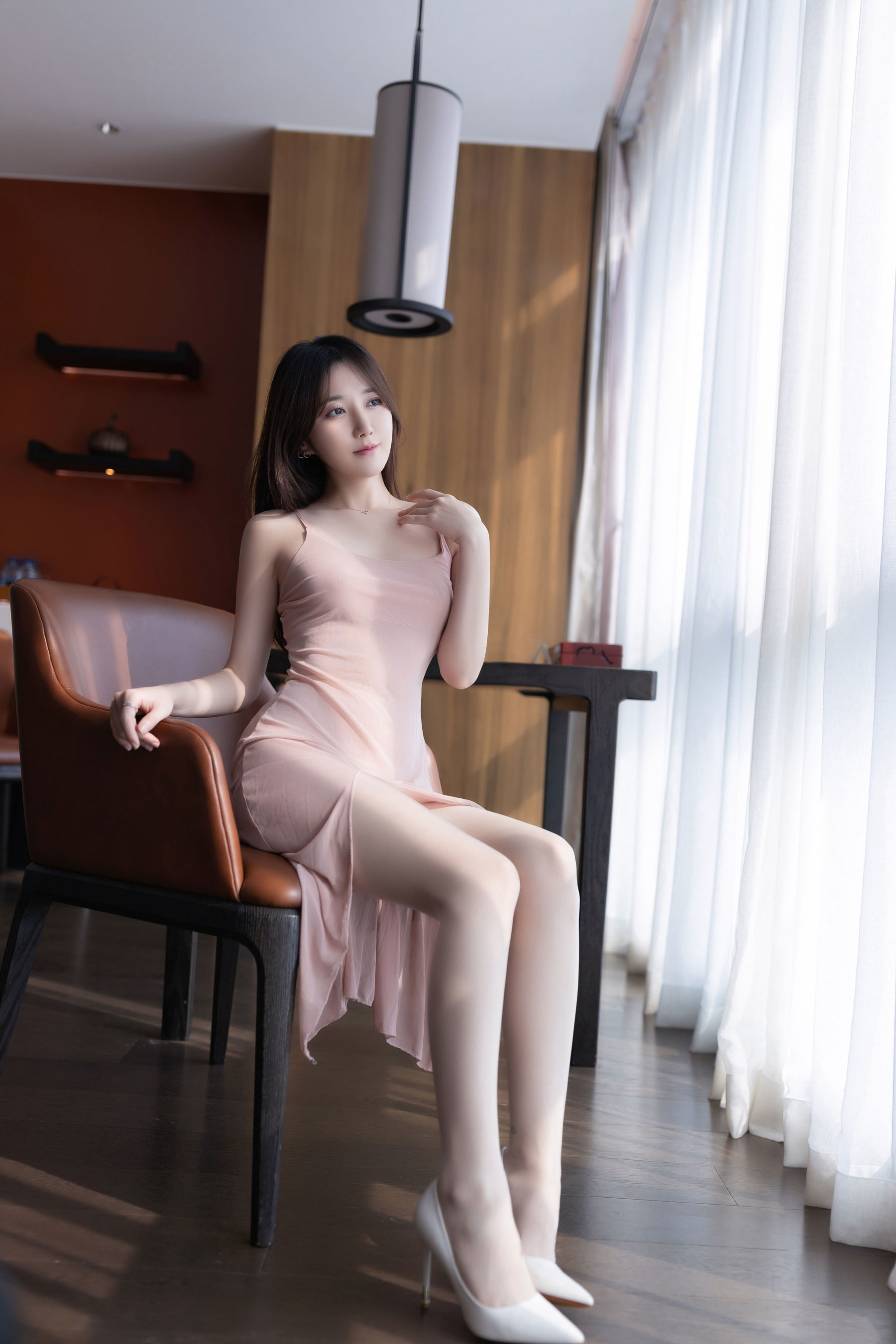 鱼子酱 桃粉写真  第14张