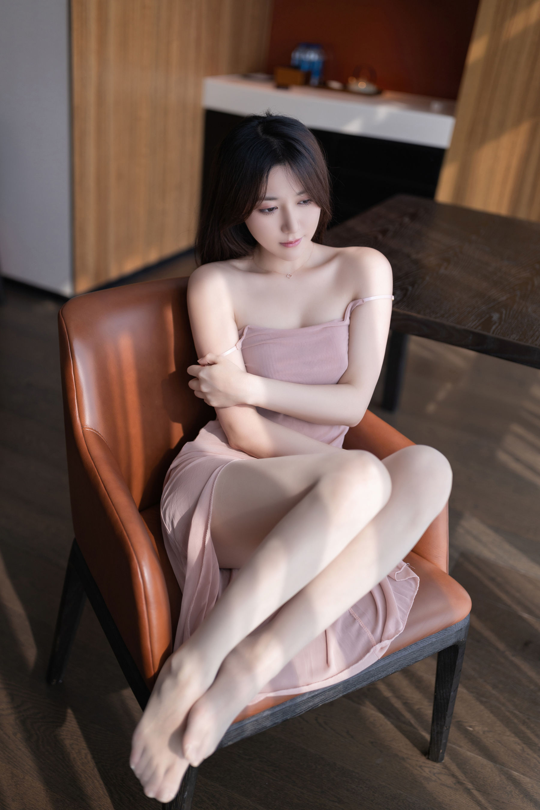 鱼子酱 桃粉写真  第21张