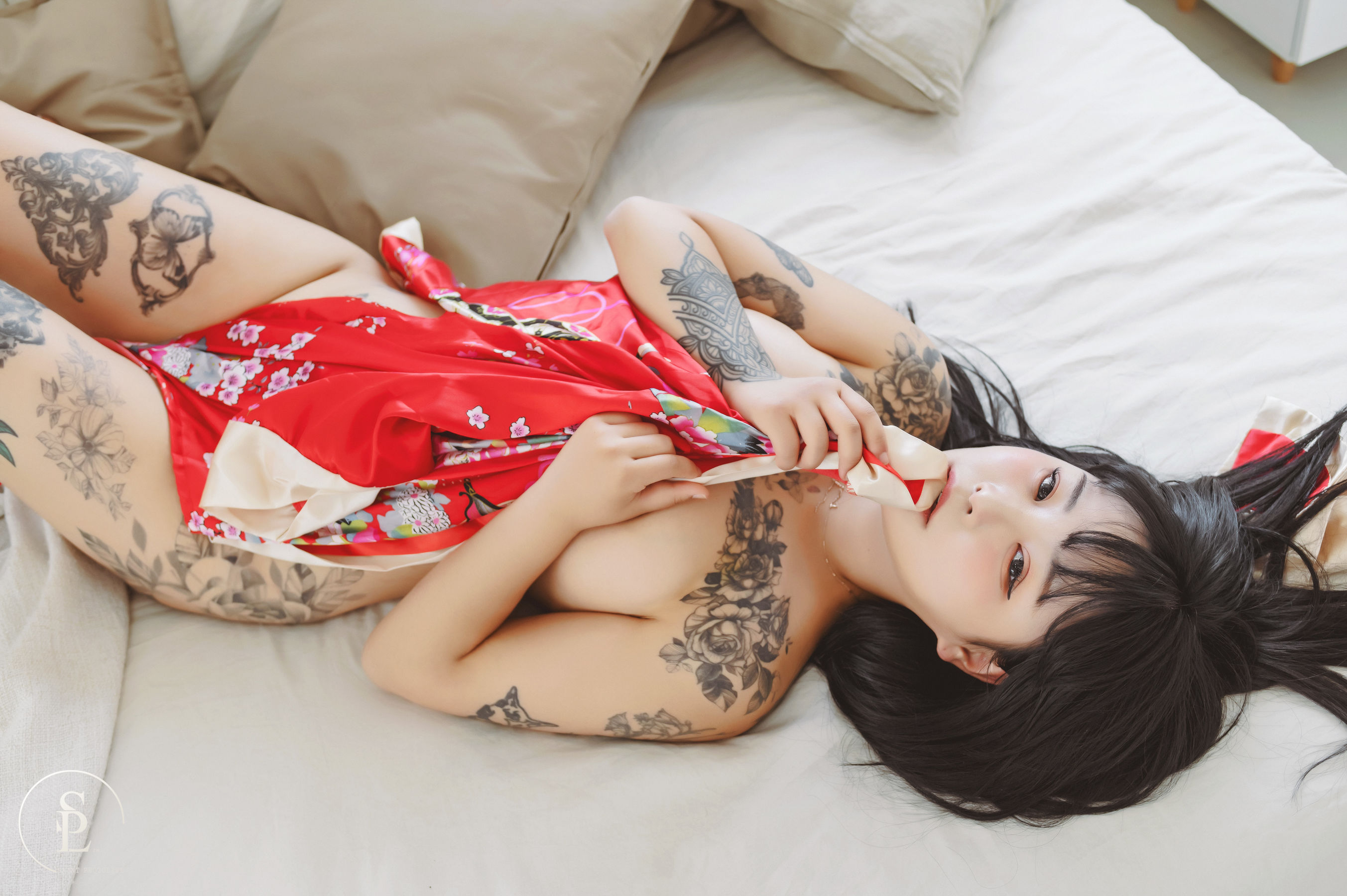 [saintphotolife] BoYeon - Vol.07 Leopard &amp; Red Kimono  第62张