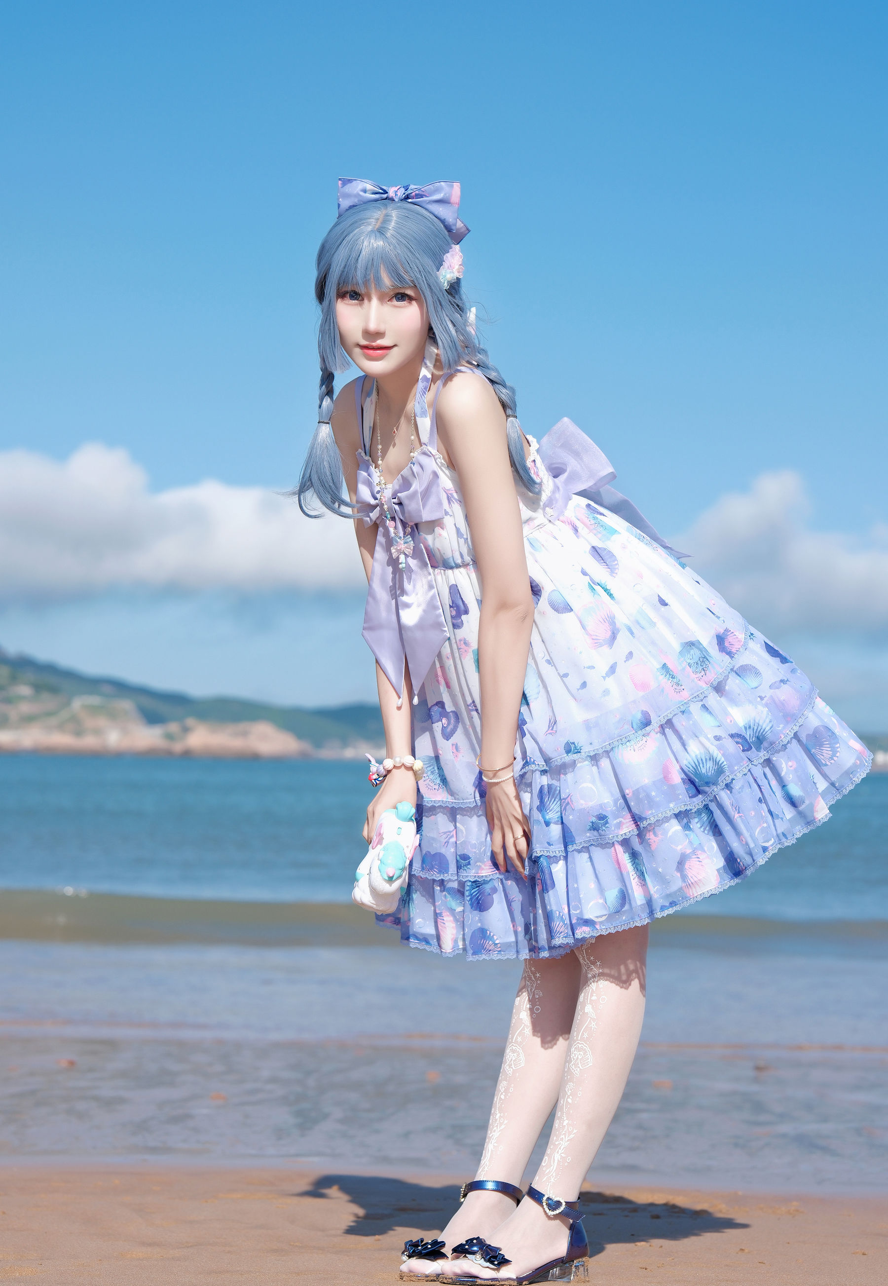 彩芸_Nebula - 渐变贝壳白紫  第2张