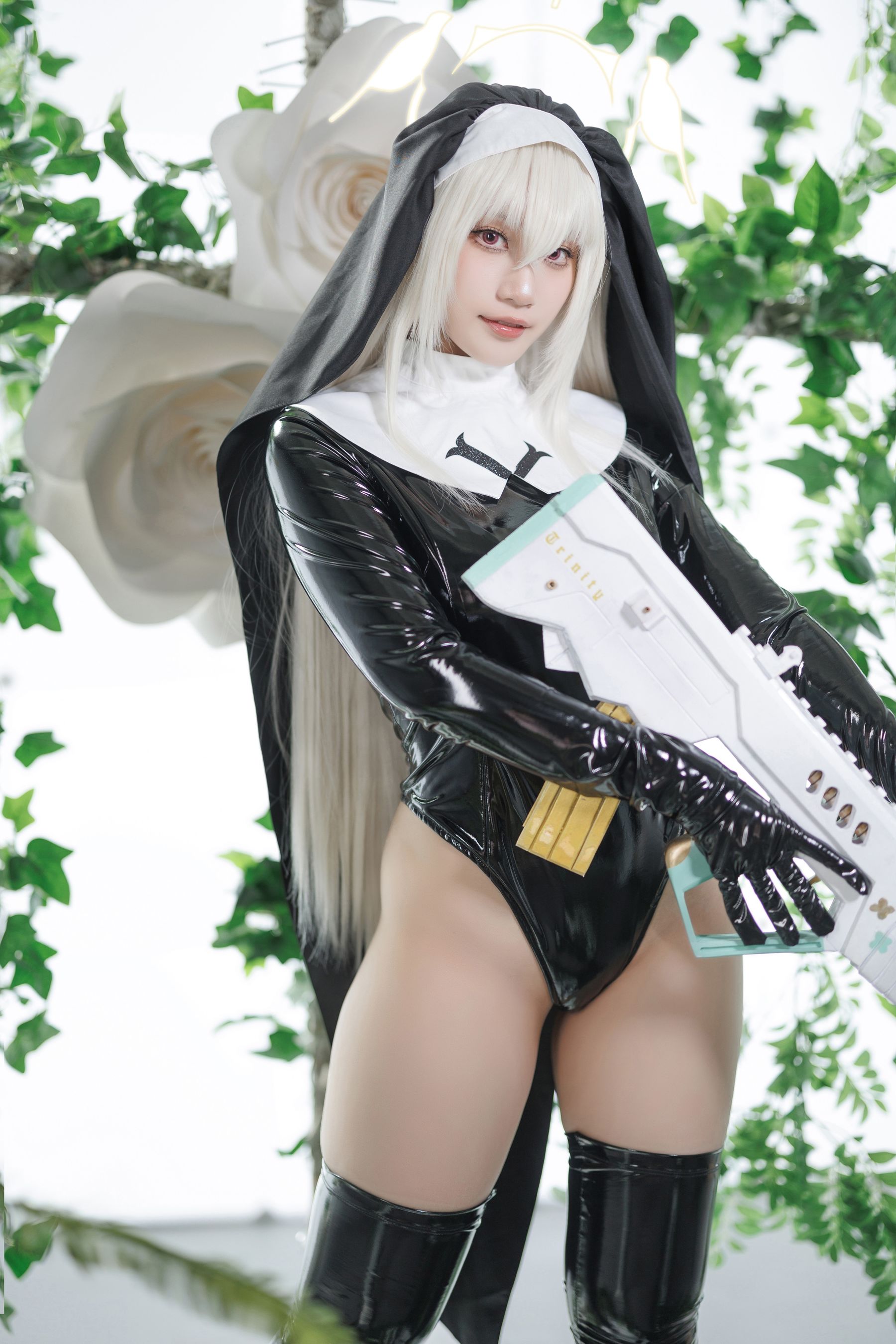 微博COS妹子Cien恩恩 - 碧蓝档案 歌住樱子  第12张